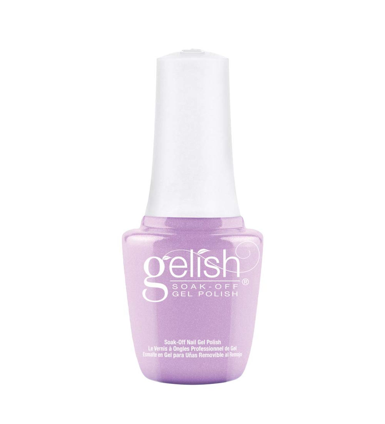 Gelish Mini Gel Nail Polish - All the Queen's Bling Purple | Lavender Gel Polish 0.3 oz | Purple Nail Colors - Long Lasting Formula - Buy Online on GoSupps.com