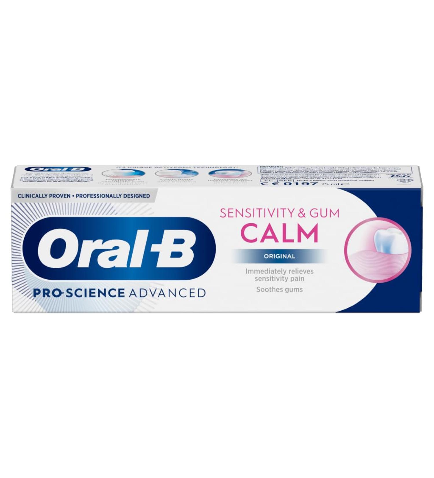 Oral-B Sensitivity & Gum Calm Original Toothpaste 75 ml Sensitive Toothpaste & Protection
