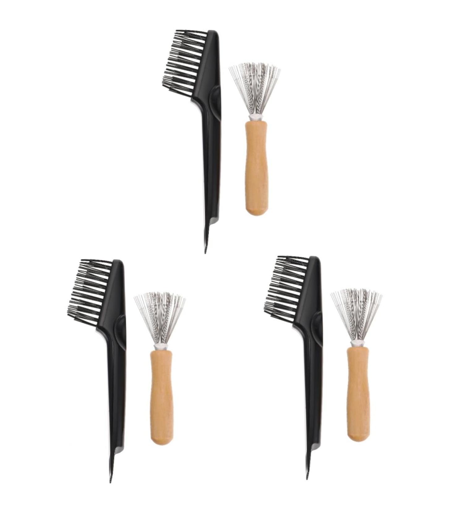 Angoily 3 Sets Brush Cleaning Tool Hair Brush Cleaner Hairbrush Cleaning Rake Combs Epilator Hair Brush for Curly Hair Comb Cleaning Brush Comb Hair Remover Hair Cleaning Rake Curls Abs - Buy Online on GoSupps.com
