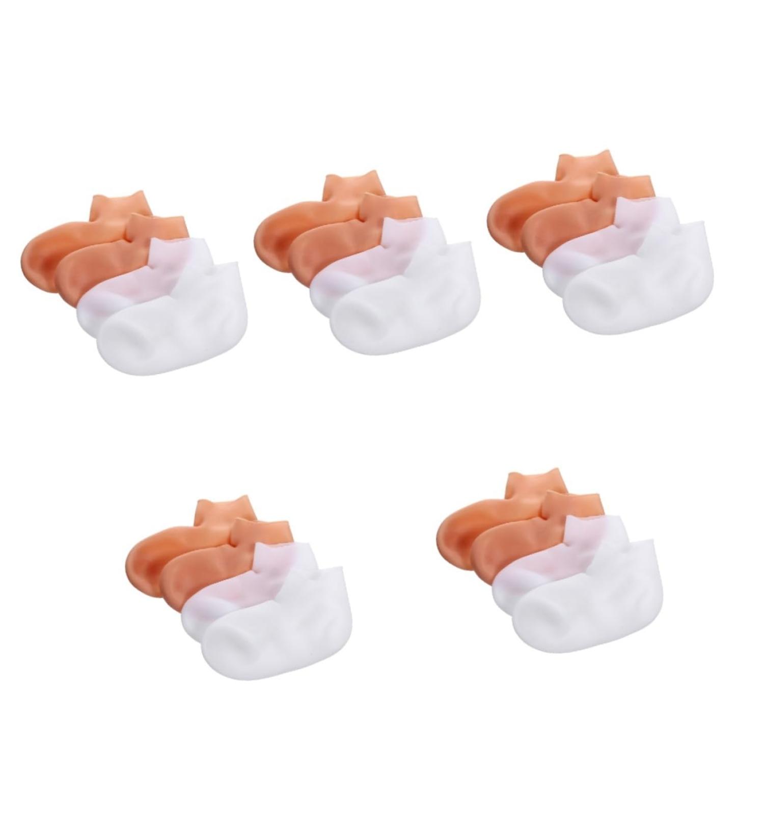 Beavorty 10 Pairs Exfoliating Moisturizing Socks Foot Lotion Reusable Socks feet Lotion Woman's Socks Foot exfoliating Socks moisturizing Socks for Cracked feet moisturizing feet Socks Girl - Buy Online on GoSupps.com