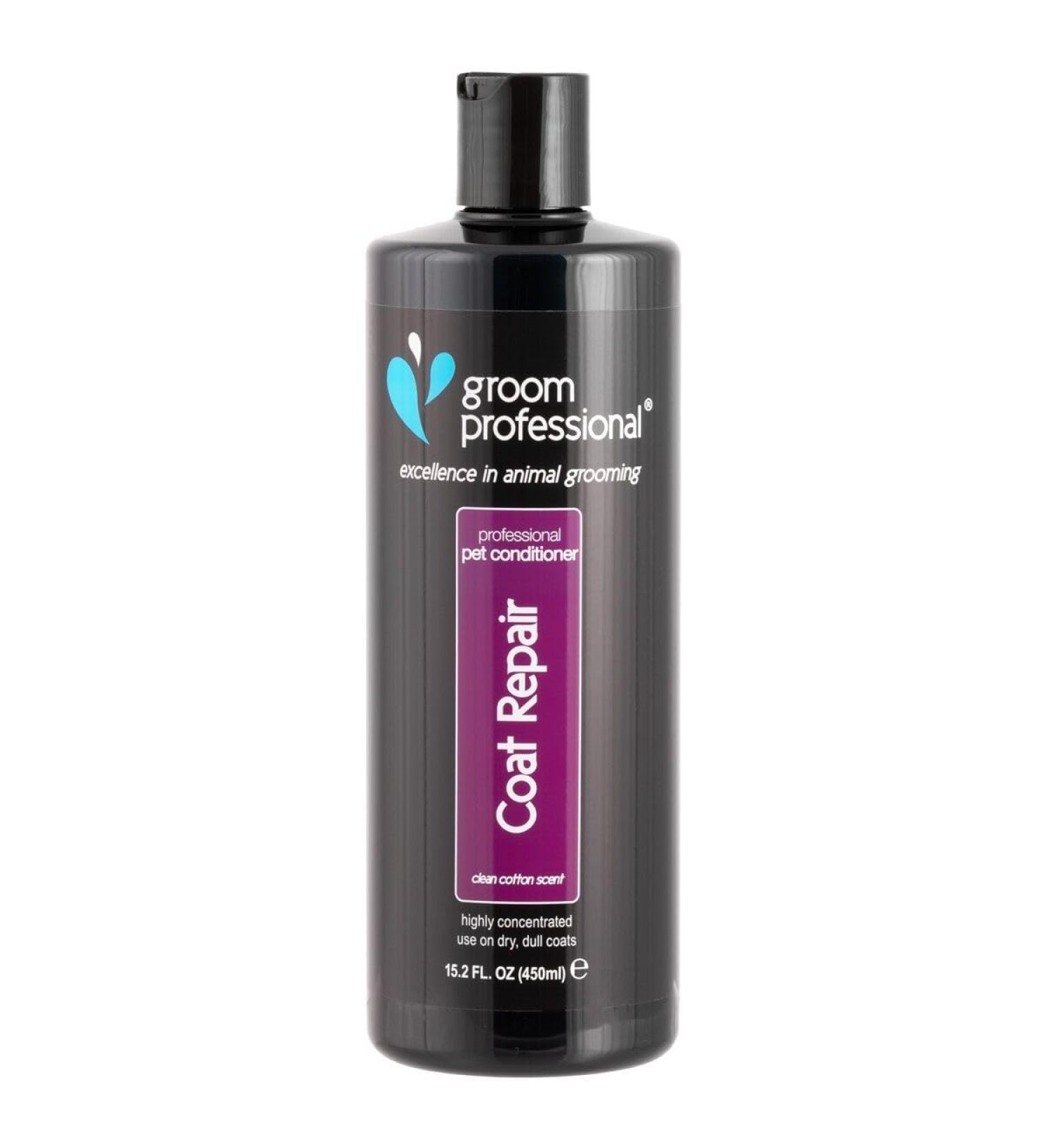 GROOM PROFESSIONAL Coat Repair Dog Conditioner - Repairing Conditioner for Dogs with Damaged Hair- Perfect for Dry and Itchy Skin - Softens Coat & Adds Condition 450ml 450 ml (Pack of 1) 450 ml - Buy Online on GoSupps.com