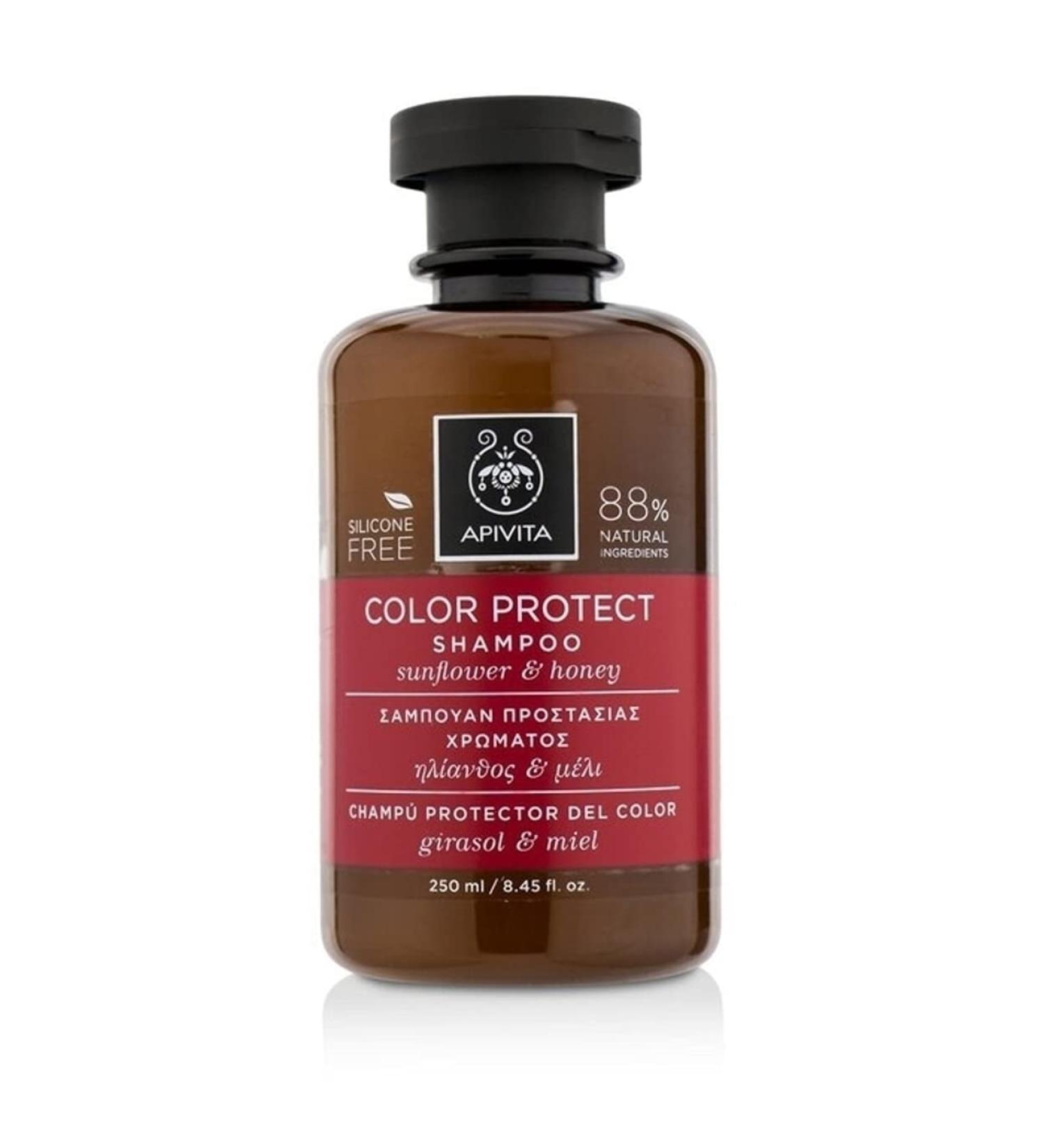 Color Protect Shampoo with Sunflower & Honey (For Colored Hair) - 250ml/8.45oz - Buy Online on GoSupps.com