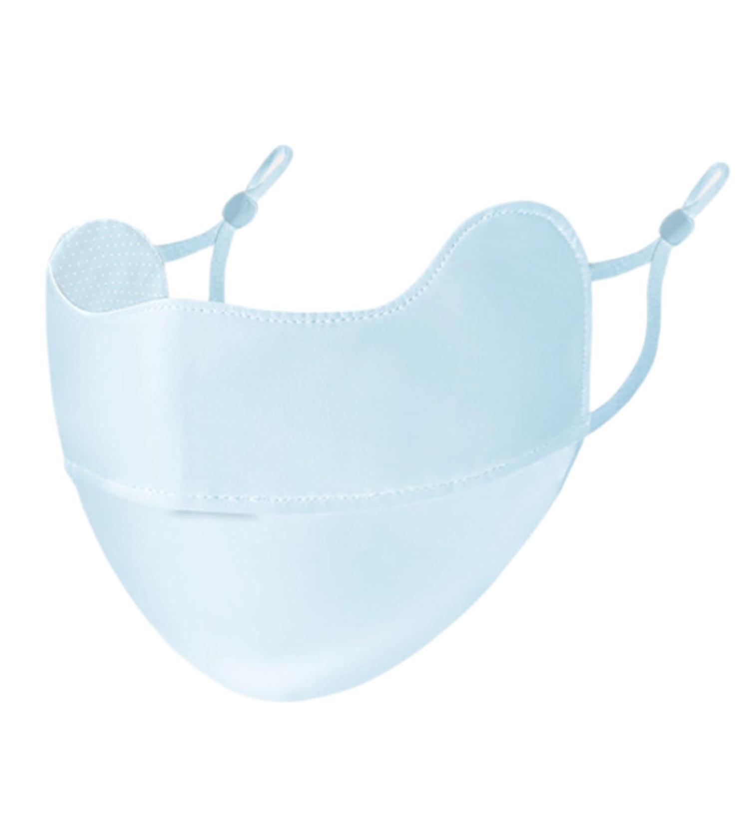 UV Protection Face Masque Breathable Ice Silk Face Shield Reusable Sunscreen Masque for Women for Fishing Hiking Cycling Eye Protection blue - Buy Online on GoSupps.com