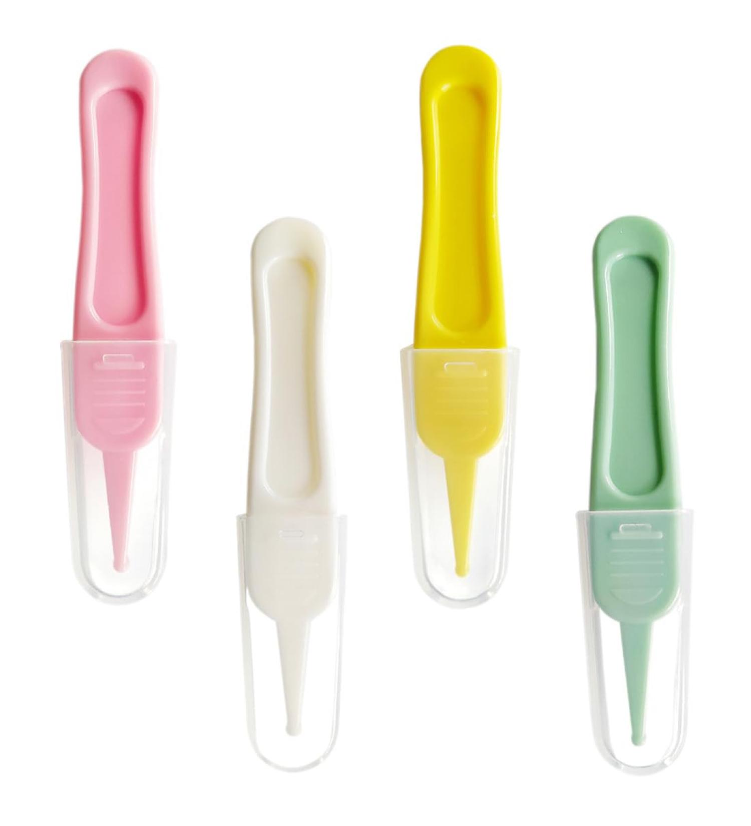 DDKY 4-Piece Baby Nose Tweezers Set | Safe & Effective Baby Nose Cleaner for Gentle Hygiene - Buy Online on GoSupps.com