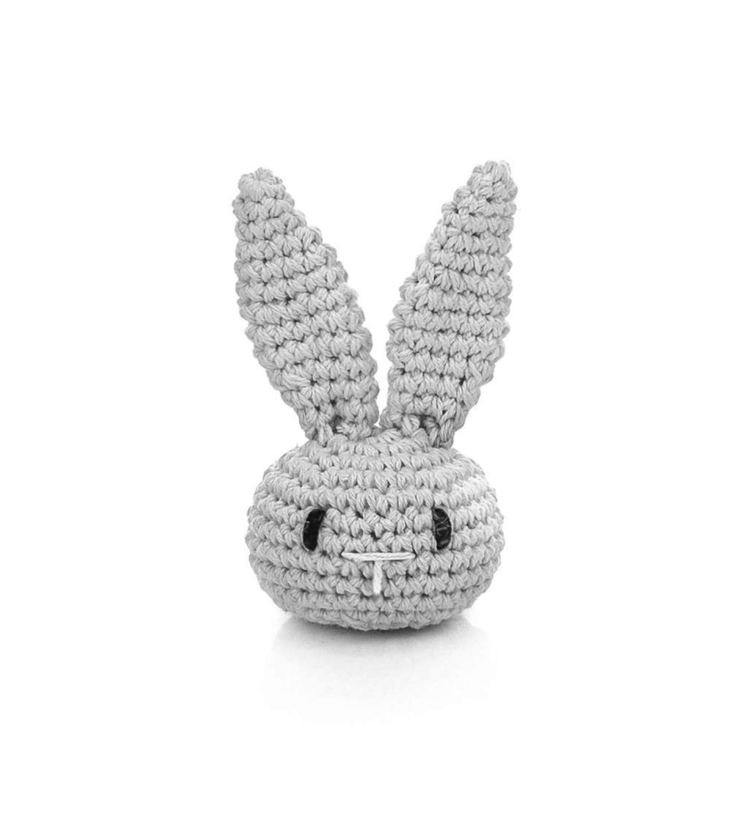 BELTI Handmade Crocheted Cotton Rabbit Pacifier Chain | DIY Baby Teether Accessories for Infants - International Shipping - Buy Online on GoSupps.com