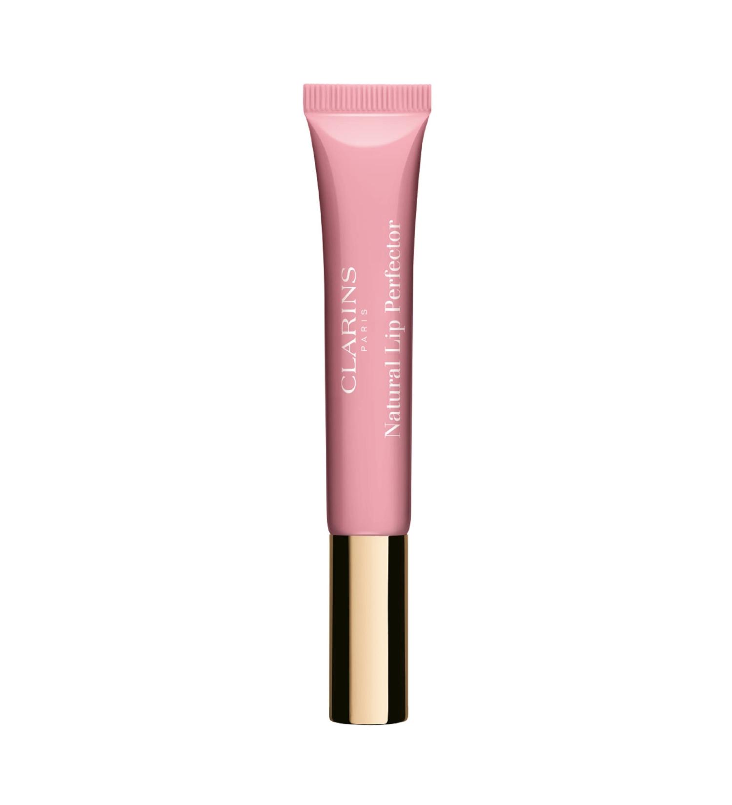 Clarins Natural Lip Perfector 07 - Toffee Pink Shimmer | Sheer Finish Lip Gloss | 3D Shine | Nourishing & Hydrating Lip Plumping gloss - Buy Online on GoSupps.com