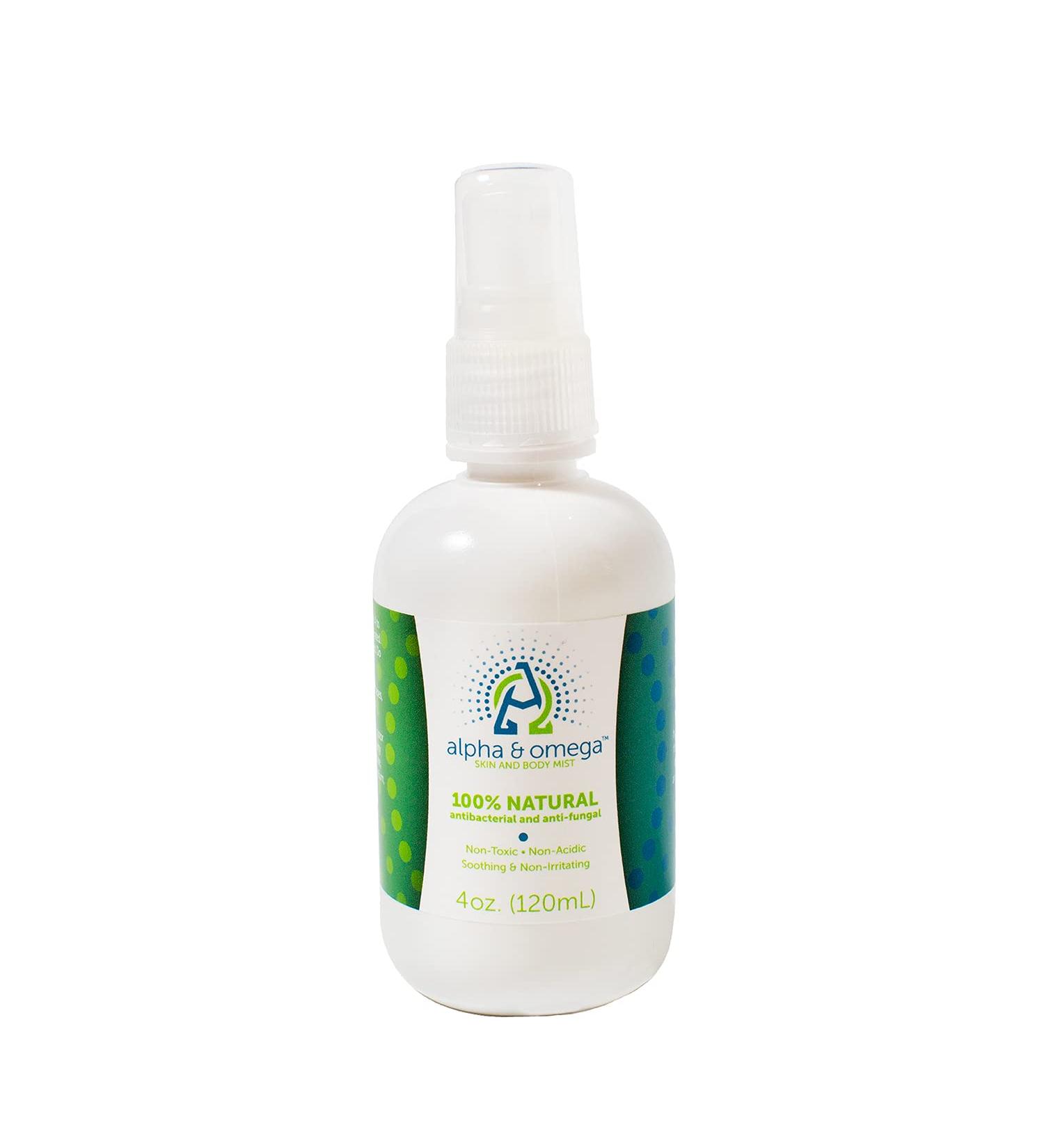 Alpha & Omega Skin & Hair Mist - Natural Topical Spray for Body & Face - Hypoallergenic Moisturizer - 4oz - Buy Online on GoSupps.com