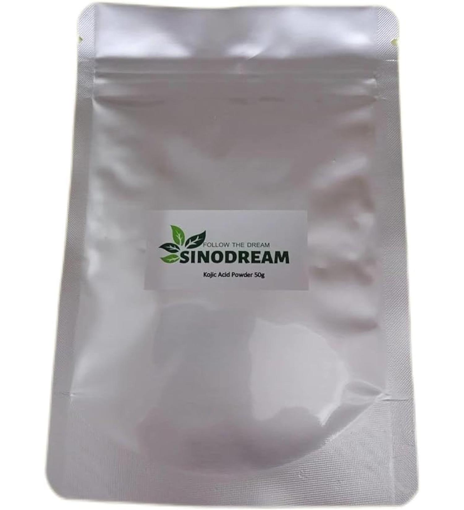 Kojic Acid Pure Powder - DIY Cosmetics | Same Day Shipping (50g) - Enhance Your Skincare Routine - Buy Online on GoSupps.com