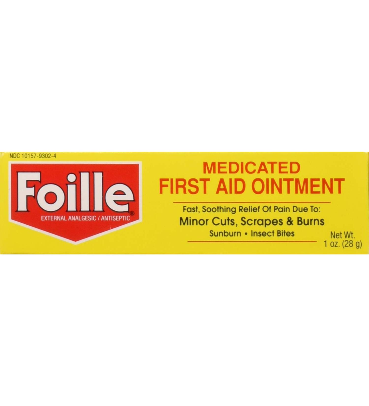 Foille Medicated First-Aid Ointment Tube 1 oz- Fast Relief for Cuts & Scrapes - Buy Online on GoSupps.com