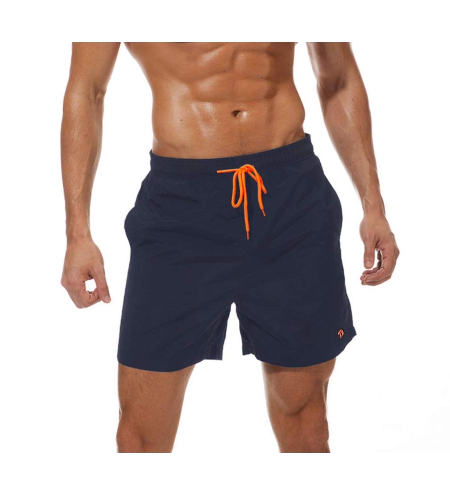 Tansozer Men's Swim Shorts with Mesh - XL Dark Blue - Perfect for Beach & Pool - International Shipping Available - Buy Online on GoSupps.com