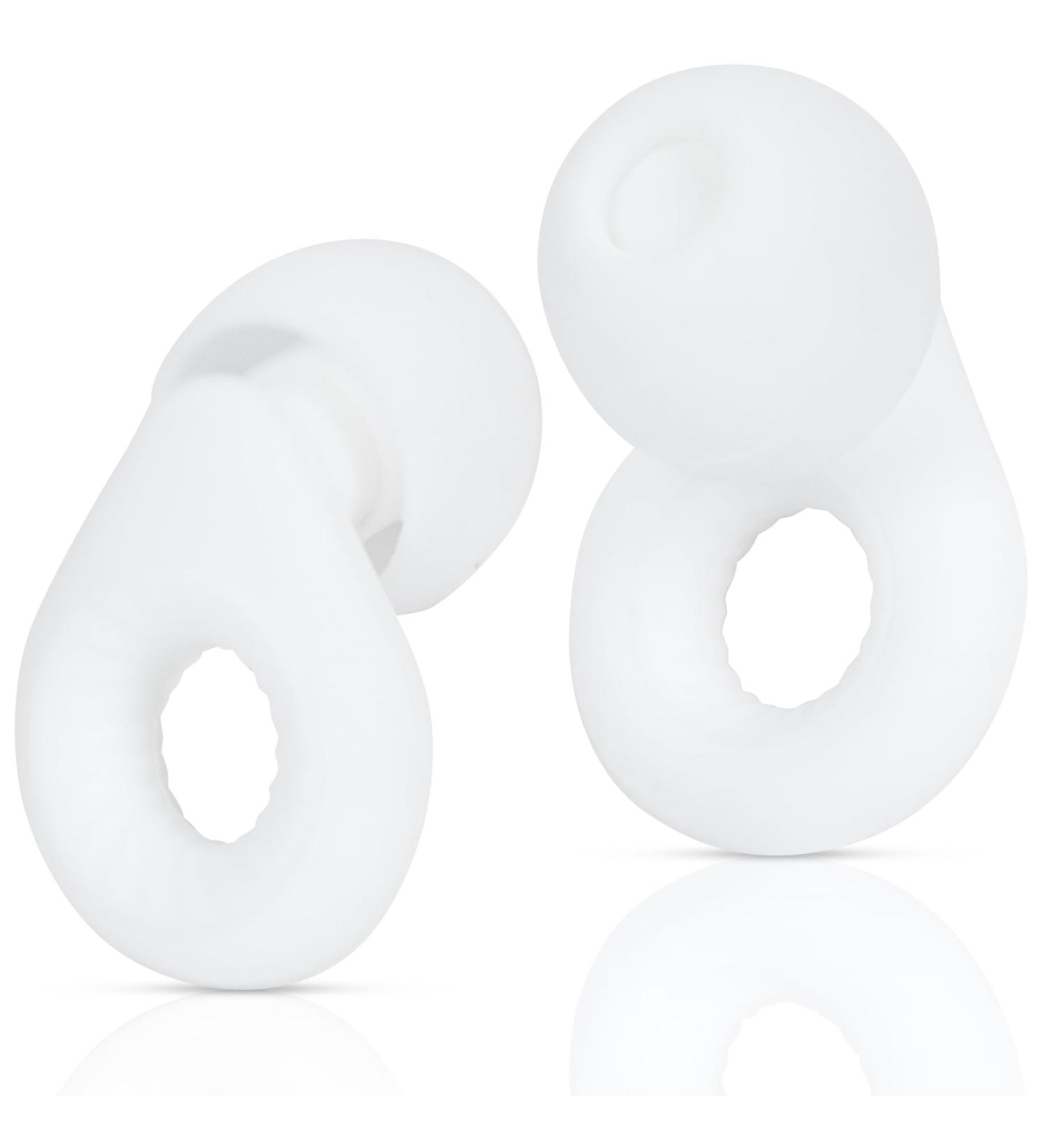 Comfortable & Effective Noise Canceling Earplugs for Sleeping, Snoring, Concerts - White - Buy Online on GoSupps.com