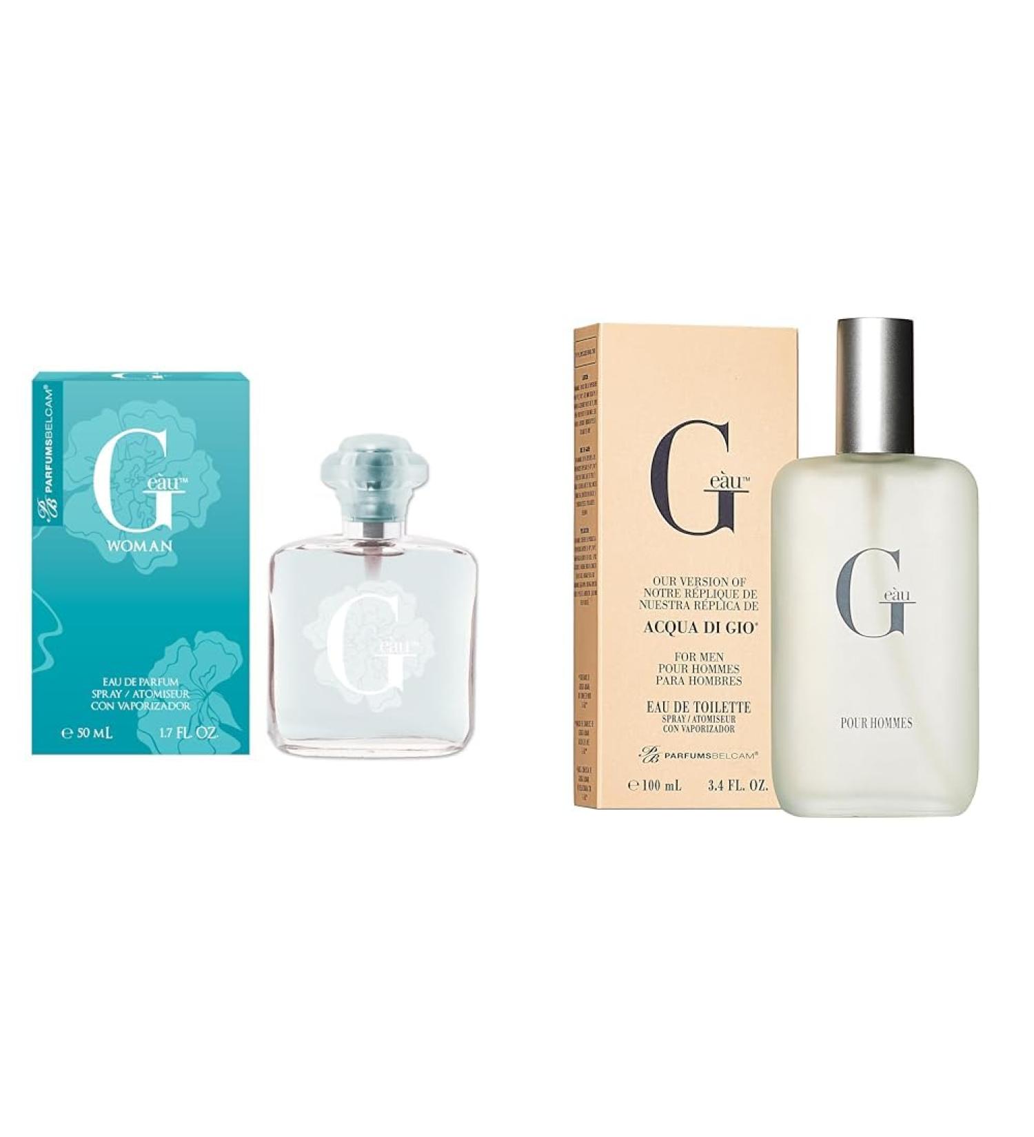 PB ParfumsBelcam Women's 1.7oz & Men's 3.4oz Eau de Toilette Spray Alternative to Designer Fragrances - Buy Online on GoSupps.com