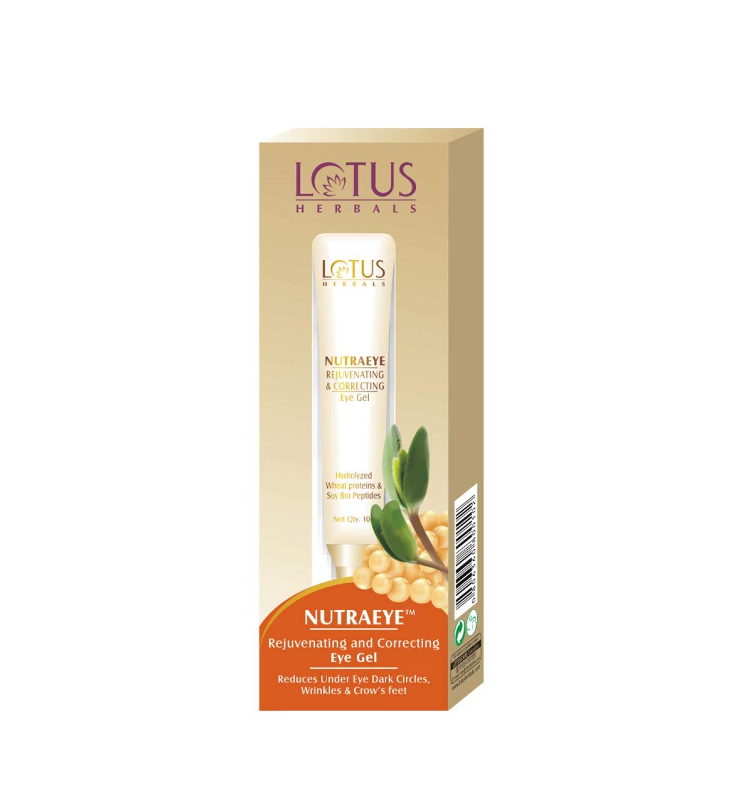 Lotus Herbals Nutraeye Rejuvenating And Correcting Eye Gel 10g