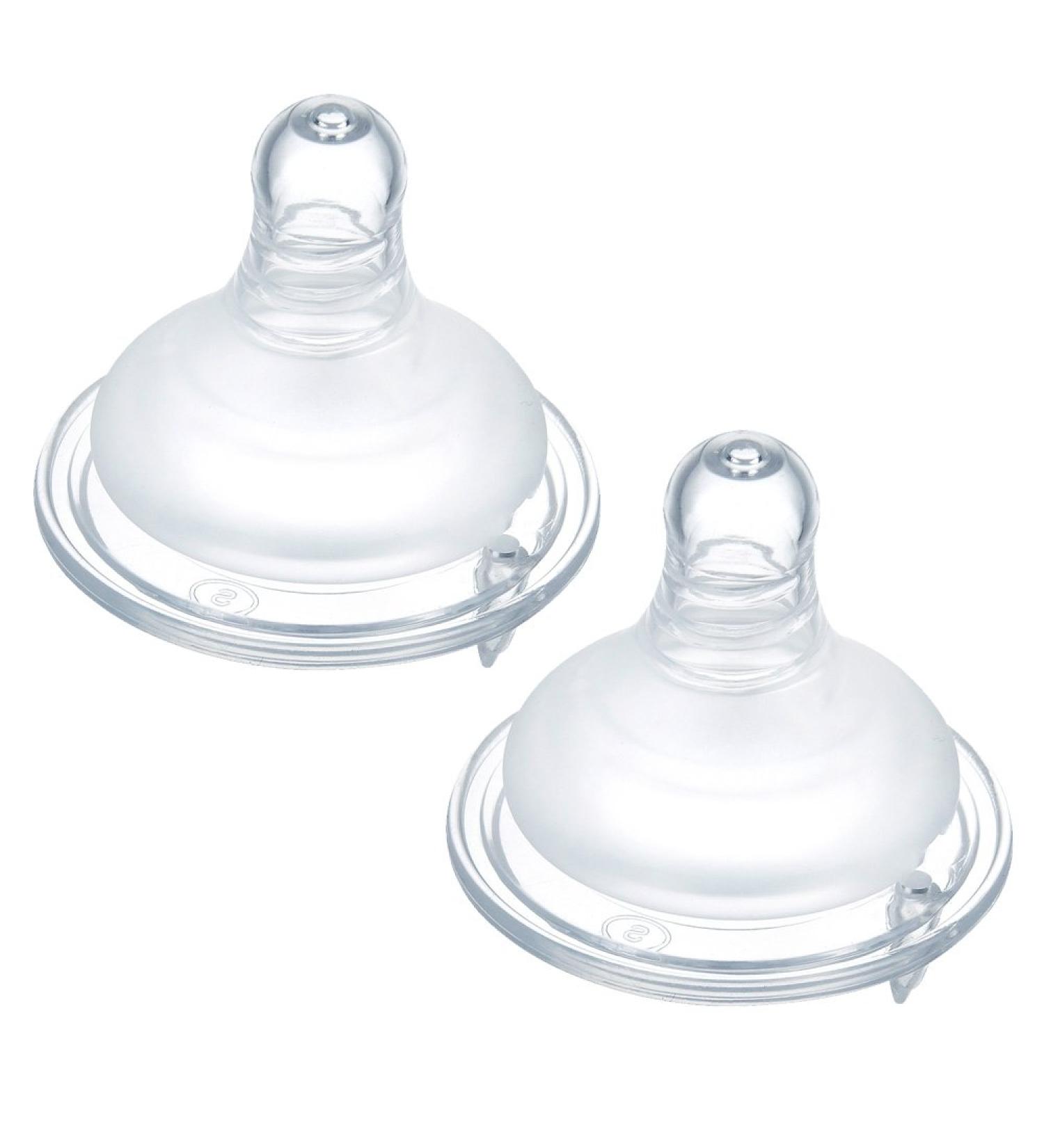 Simba Mother's Touch Wide Neck Anti-Colic Nipple (Set of 2  Cross Hole) (Large) Set of 2  Large
