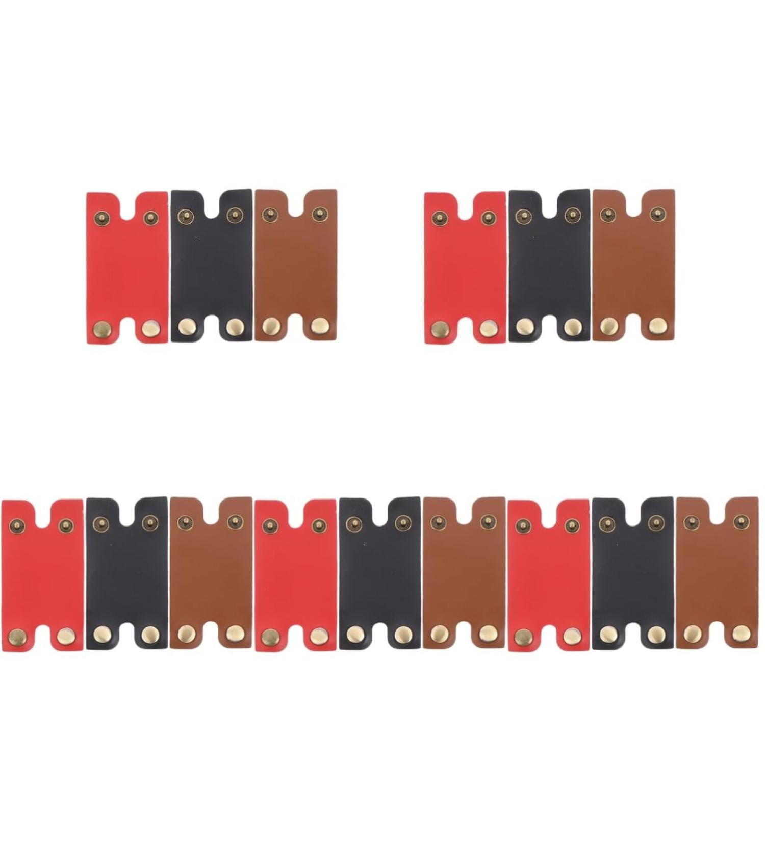 Frcolor 15-Piece Razor Safety Cap Set | Travel-Friendly Leather Cases for Razor Protection | International Shipping Available - Buy Online on GoSupps.com