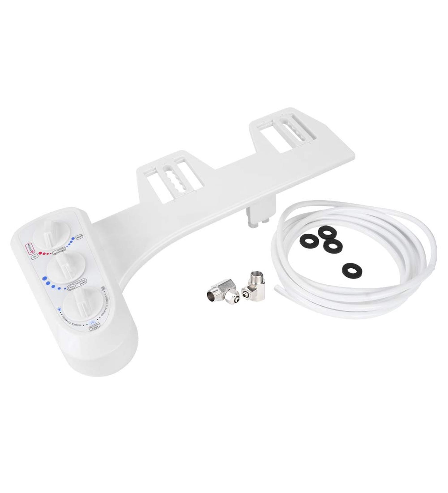 Buy G1/2 Thread Bidet Toilet Seat - Hot & Cold Water Easy Installation Double Nozzle - International Shipping Available - Buy Online on GoSupps.com