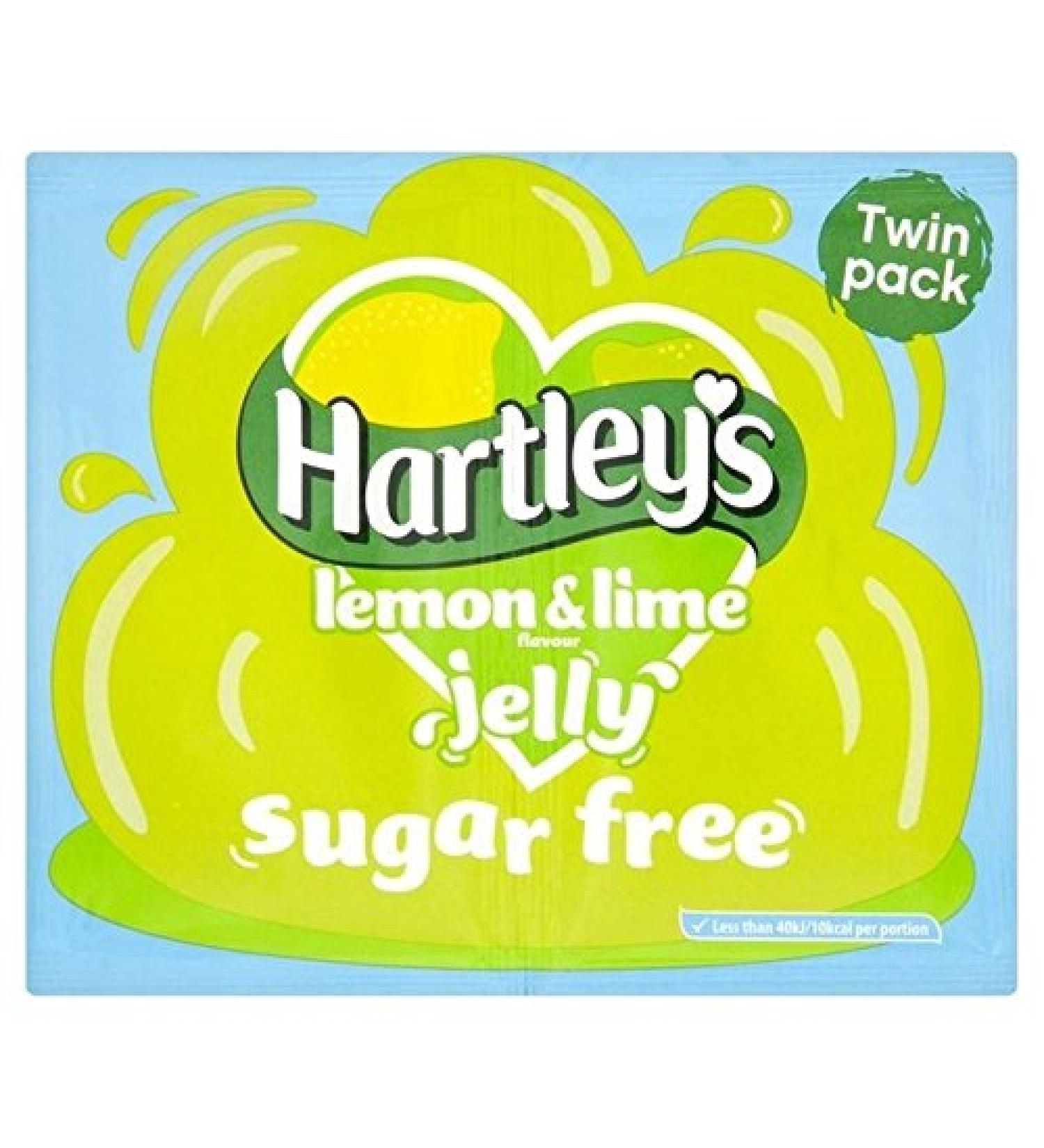 Sugar Free Lemon & Lime Jelly Crystals 23G From Hartley