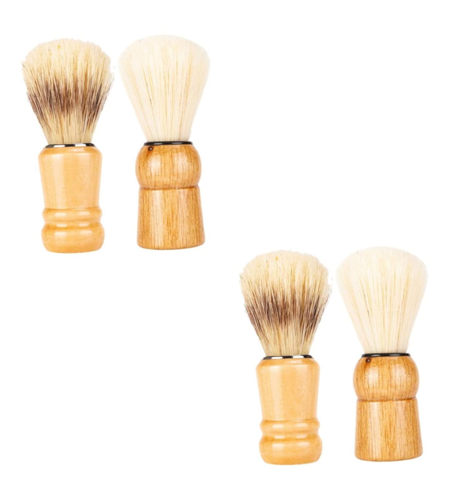 4-Piece Beard Shaving Accessories Set - Father's Day Gift for Men | Shaving Brush Razor & Cream - Buy Online on GoSupps.com