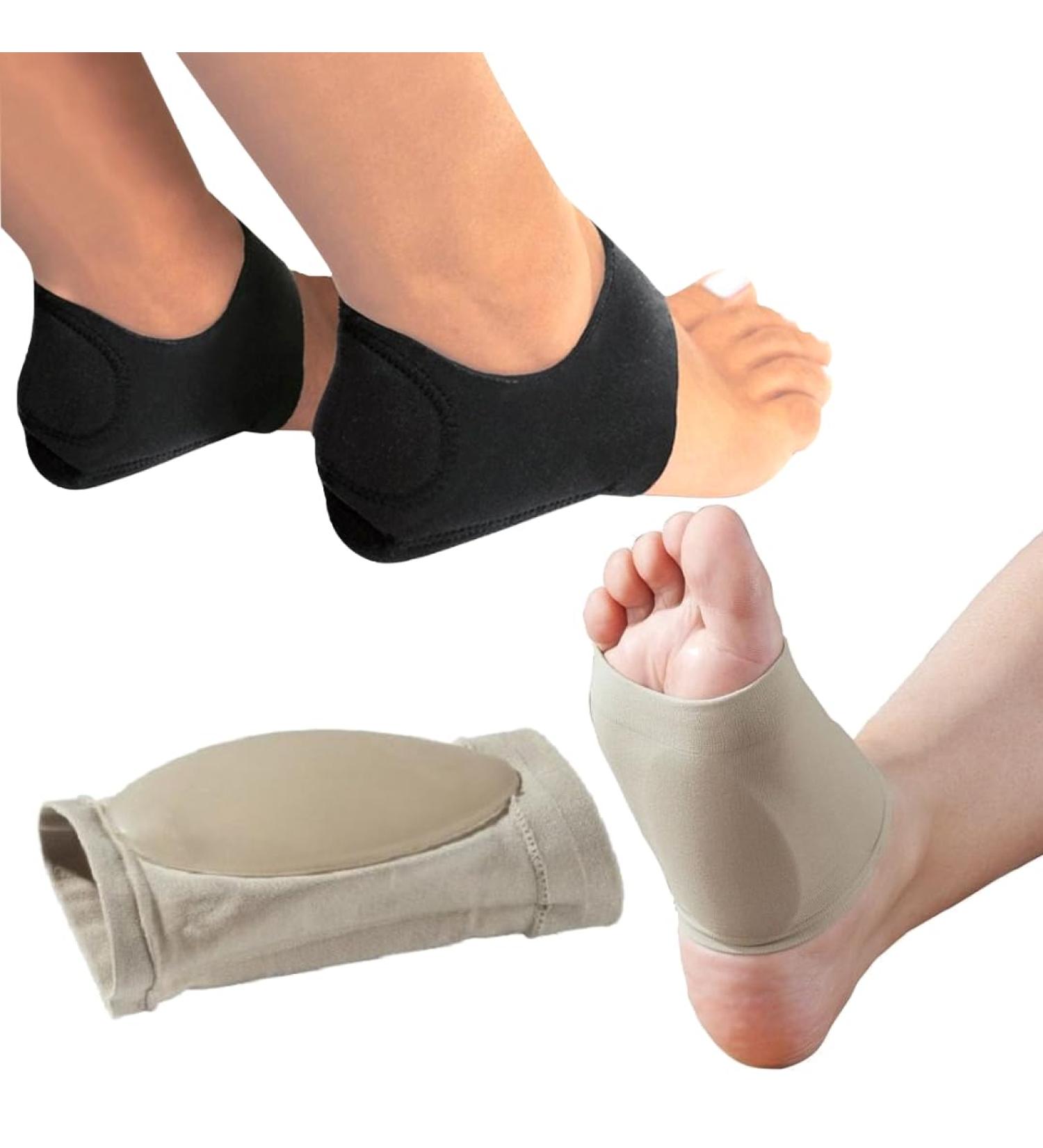 MEDIZED Plantar Fasciitis Therapy Wrap - Heel Foot Pain Relief & Arch Support Ankle Brace for Men - Orthotic Insole - Buy Online on GoSupps.com