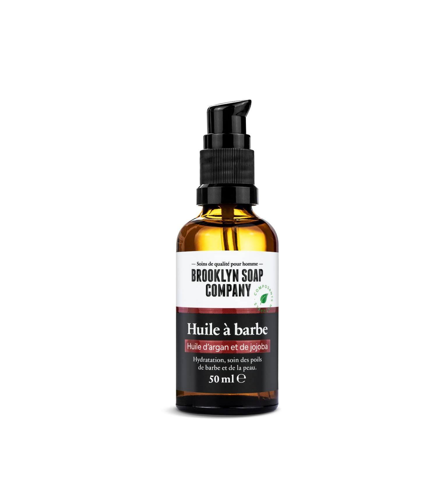 Brooklyn Soap Company Beard Oil 50 ml - For Daily Beard Care for 3 Days or Full Beards - Beard Oil in Travel Size - Ideal Gift for Men - Buy Online on GoSupps.com