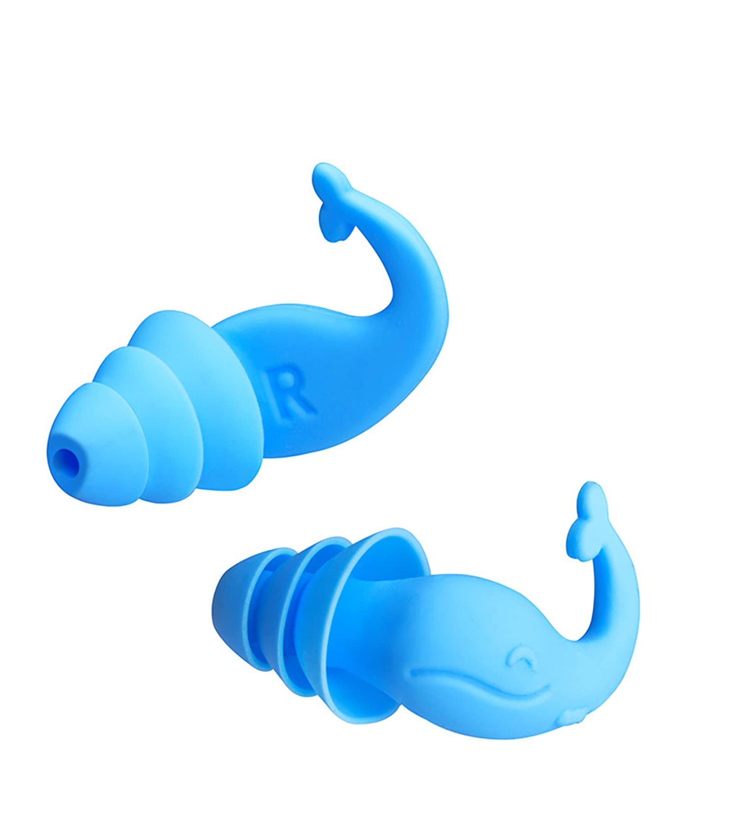 Blue Noise-Cancelling Earplugs for Small Ear Canals - Anti-Snoring & Noise Reduction - Super Soft Loop Design - Buy Online on GoSupps.com
