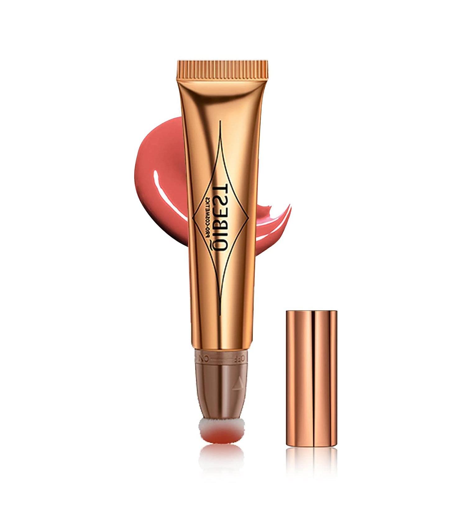 Go Ho Liquid Blush Makeup Cream | #03 Cheery Red Blush | Natural Finish with Cushion Applicator - Buy Online on GoSupps.com