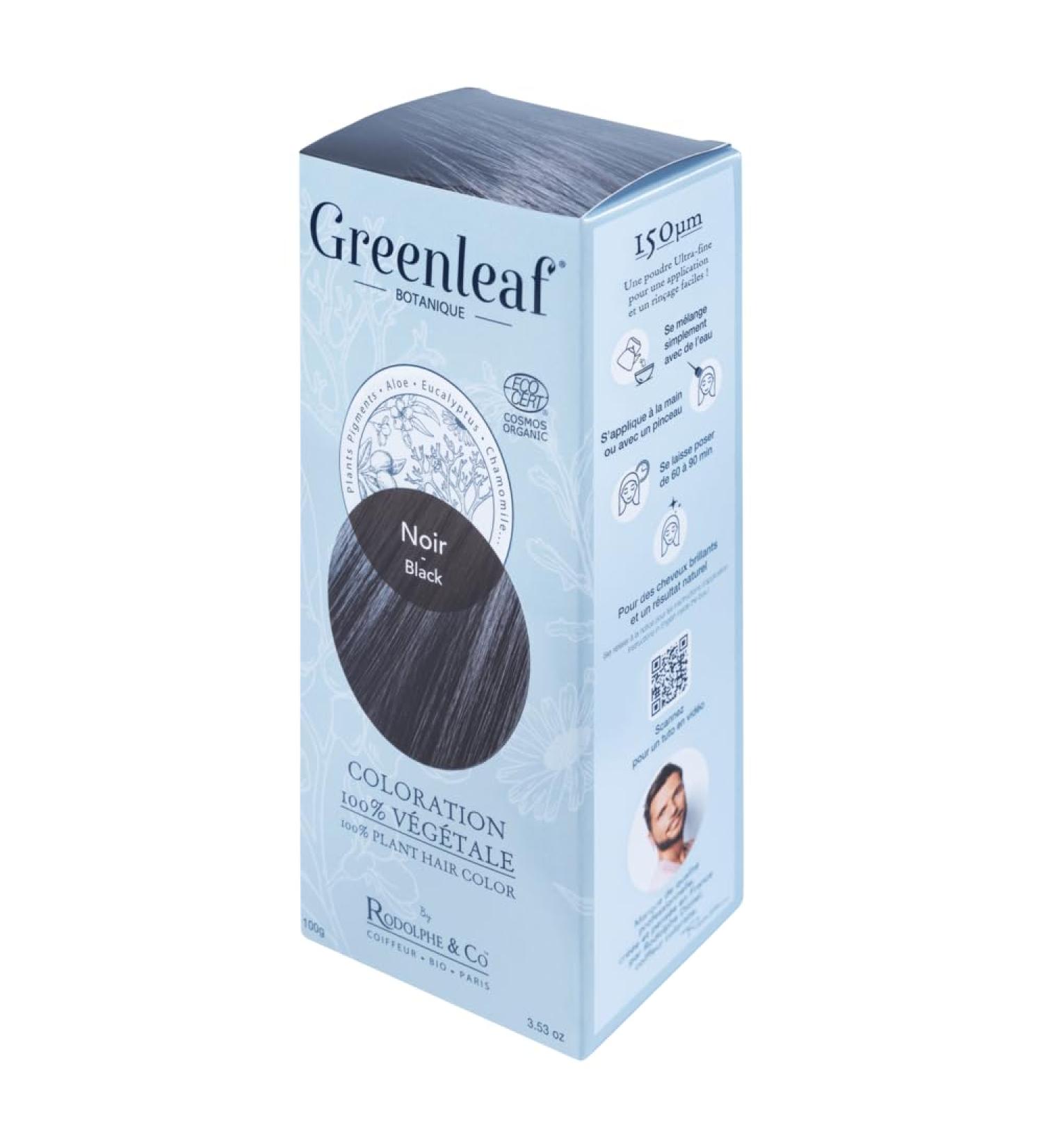 GREENLEAF BOTANIQUE Plant dye 100 natural 100 organic Greenleaf botanical black 100 g