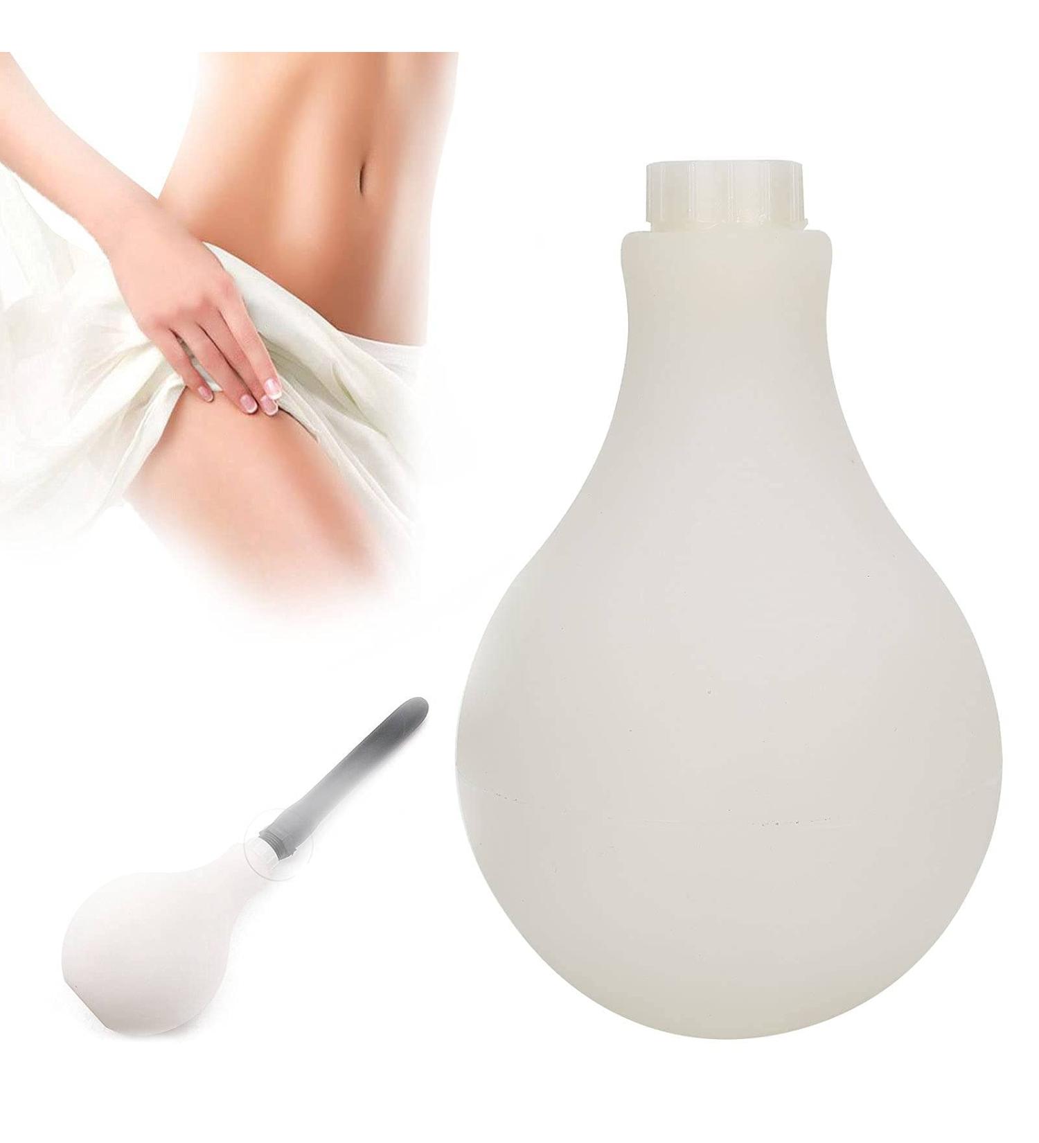 Silicone Anal Enema Bulb | Manual Cleaning Shower Tool for Anal & Vaginal Use | Anti-Backflow Enema Syringe - Buy Online on GoSupps.com