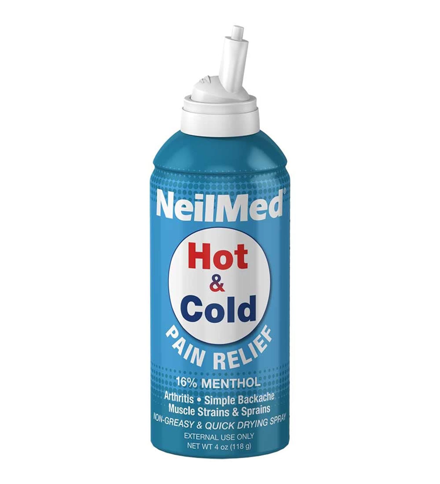 NeilMed Hot & Cold Pain Relief Spray 4oz - Fast Relief for Aches and Pains - Buy Online on GoSupps.com