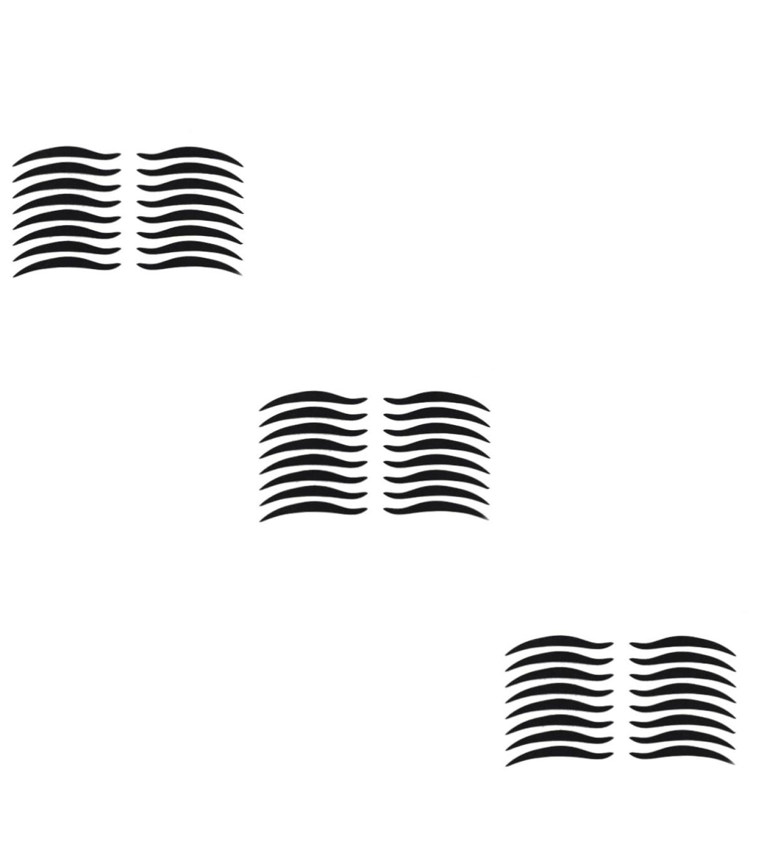 Healvian 240 Pairs Eye Make-up Stickers Double Eyelid Tape Black Eyeliner Pencils Makeup Tape Reusable Crease - Buy Online on GoSupps.com