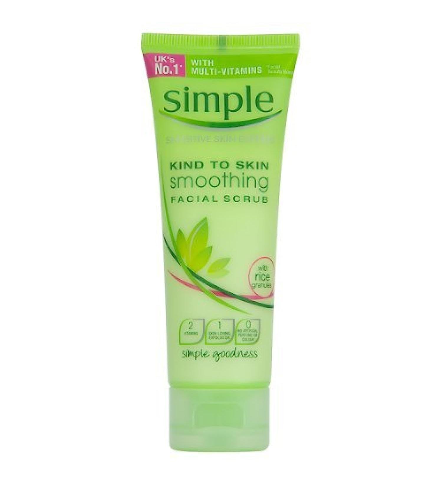 Simple Kind to Skin Smoothing Facial Scrub 75 ml
