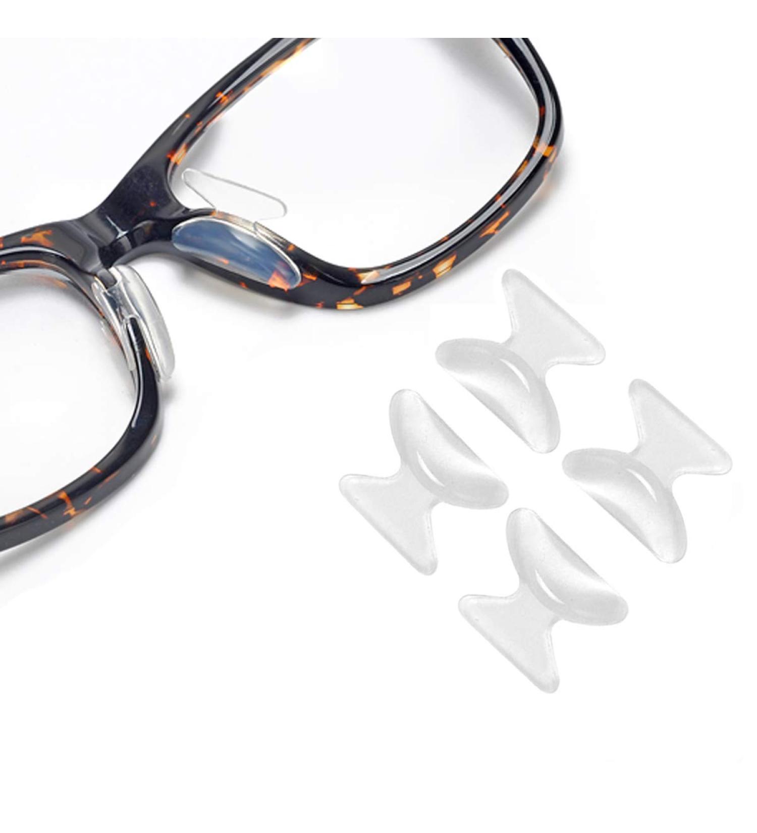 SMARTTOP Clear 2.5mm Silicone Anti-Slip Eyeglass Nose Pads - 10 Pairs - Buy Online on GoSupps.com