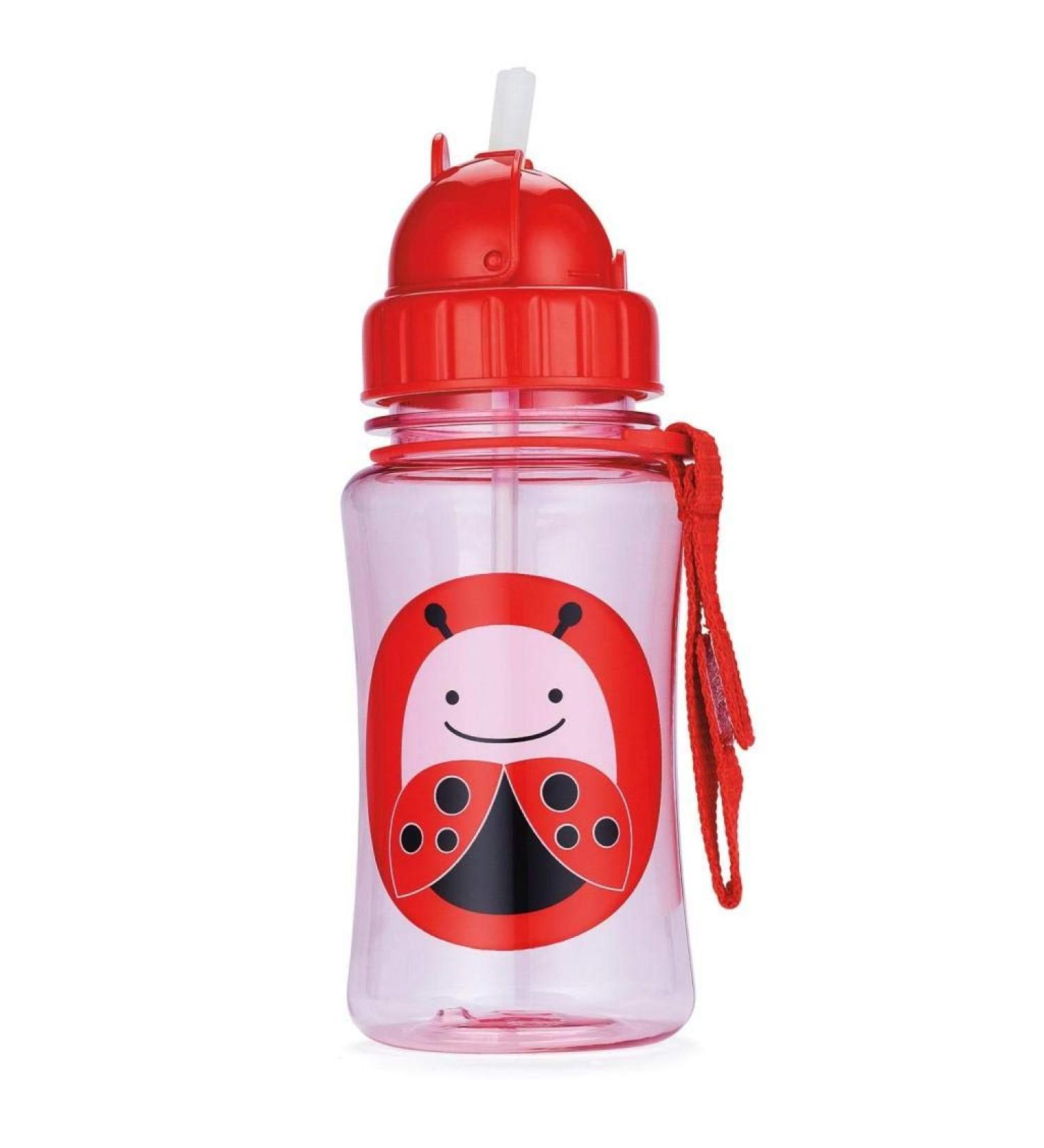 Skip Hop Zoo Ladybug Straw Bottle - 1 EA | Fun and Functional Kids Water Bottle - Buy Online on GoSupps.com