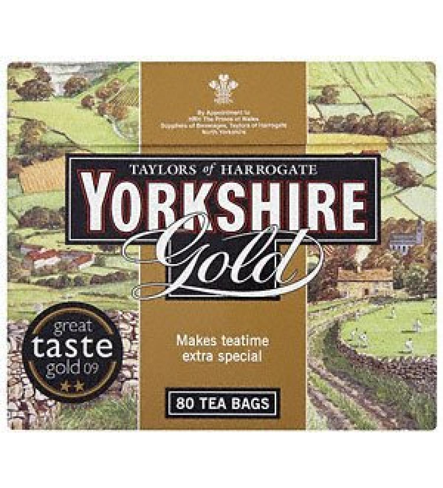  Yorkshire Tea Yorkshire Tea Gold Bags (Pack of 4 x 80) - Buy Online on GoSupps.com
