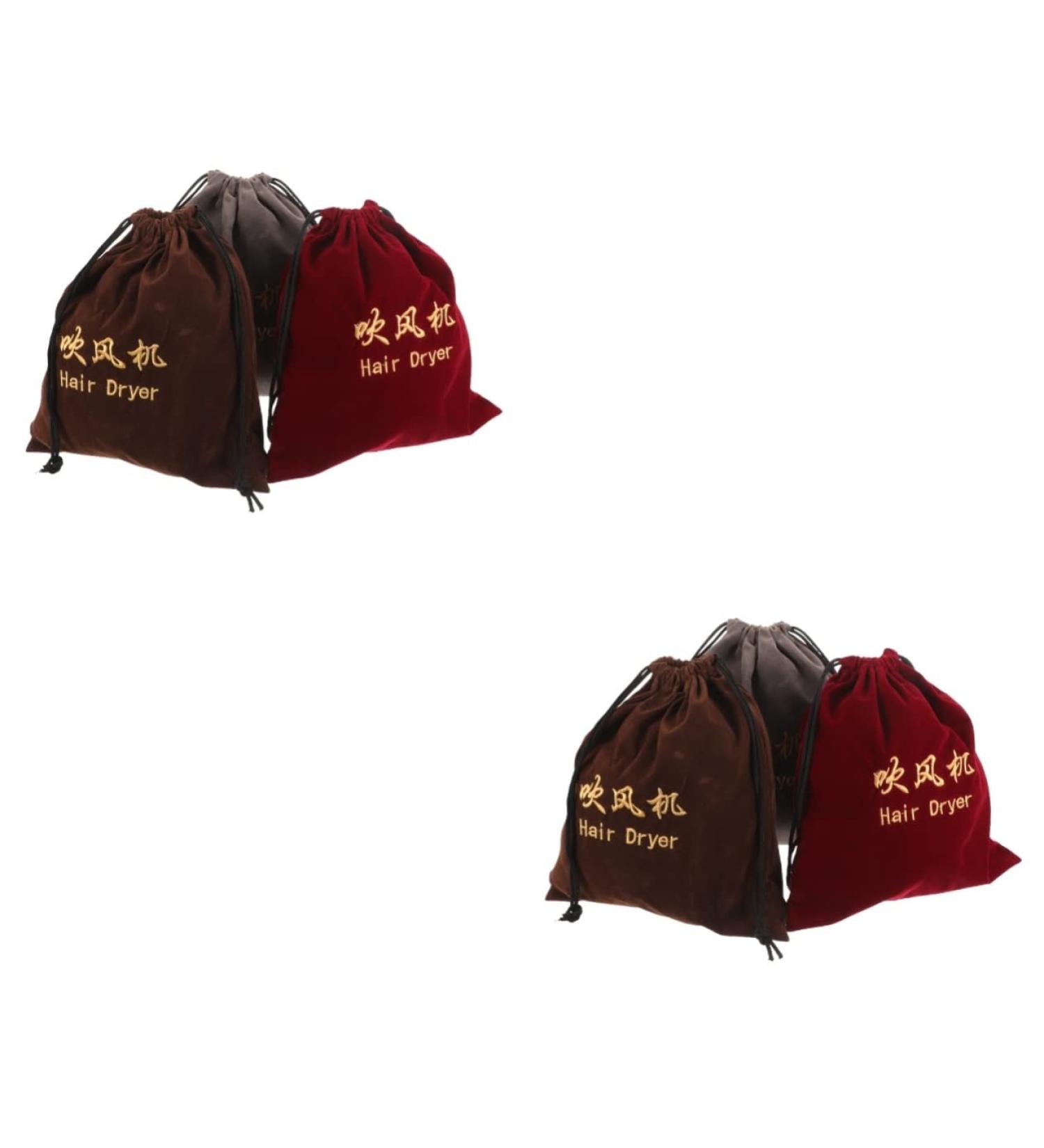 Healeved 6 Pcs Hair Dryer Storage Bag Hair Dryer Organizers Bag Drawstring Bags Hair Tools Travel Bag Fabric - Buy Online on GoSupps.com