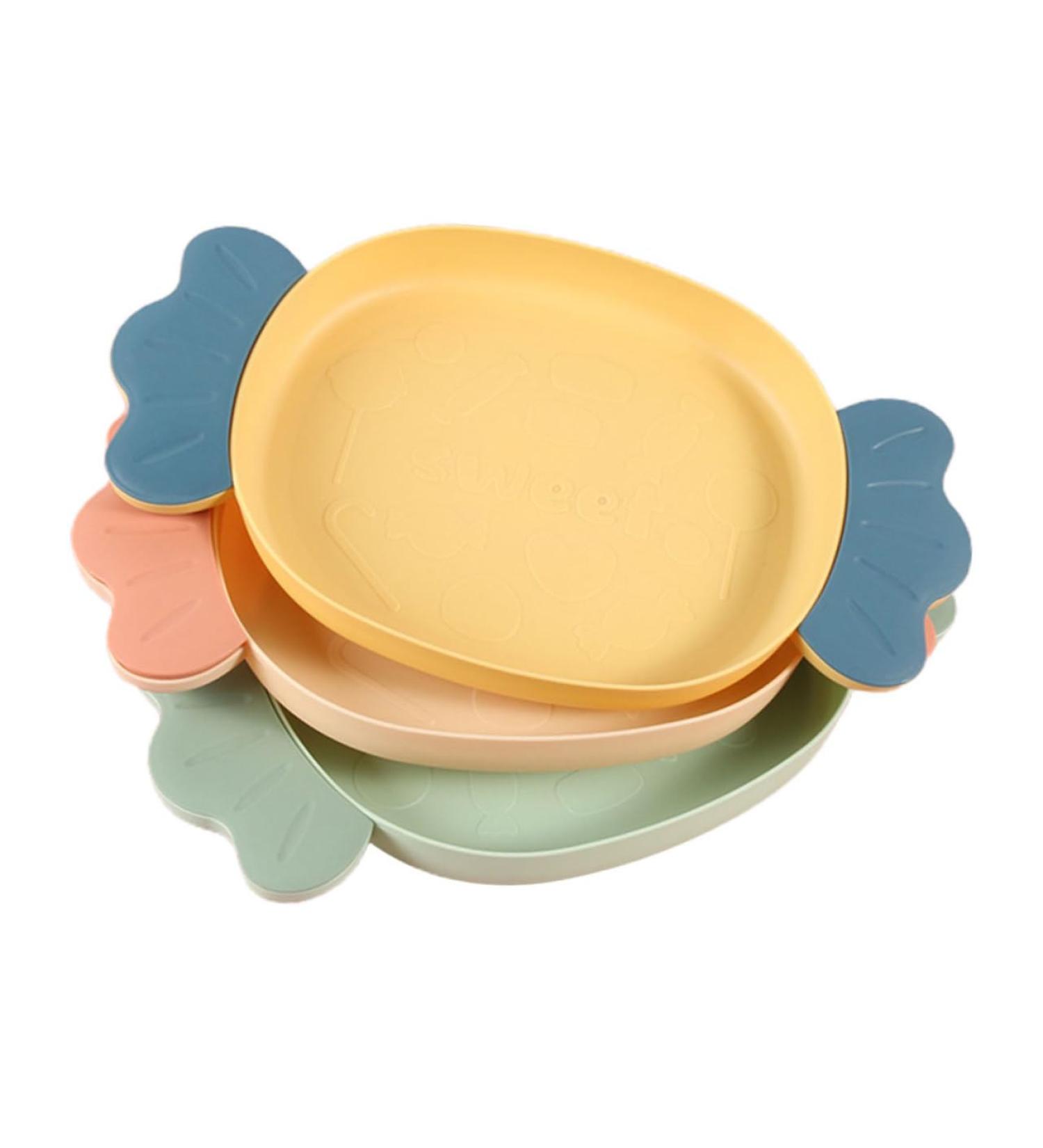 Alipis 3pcs Dried Fruit Plate Food Tray Home Decor Serving Bowl Plastic Cupcake Tray Candy Desktop Disk - Buy Online on GoSupps.com