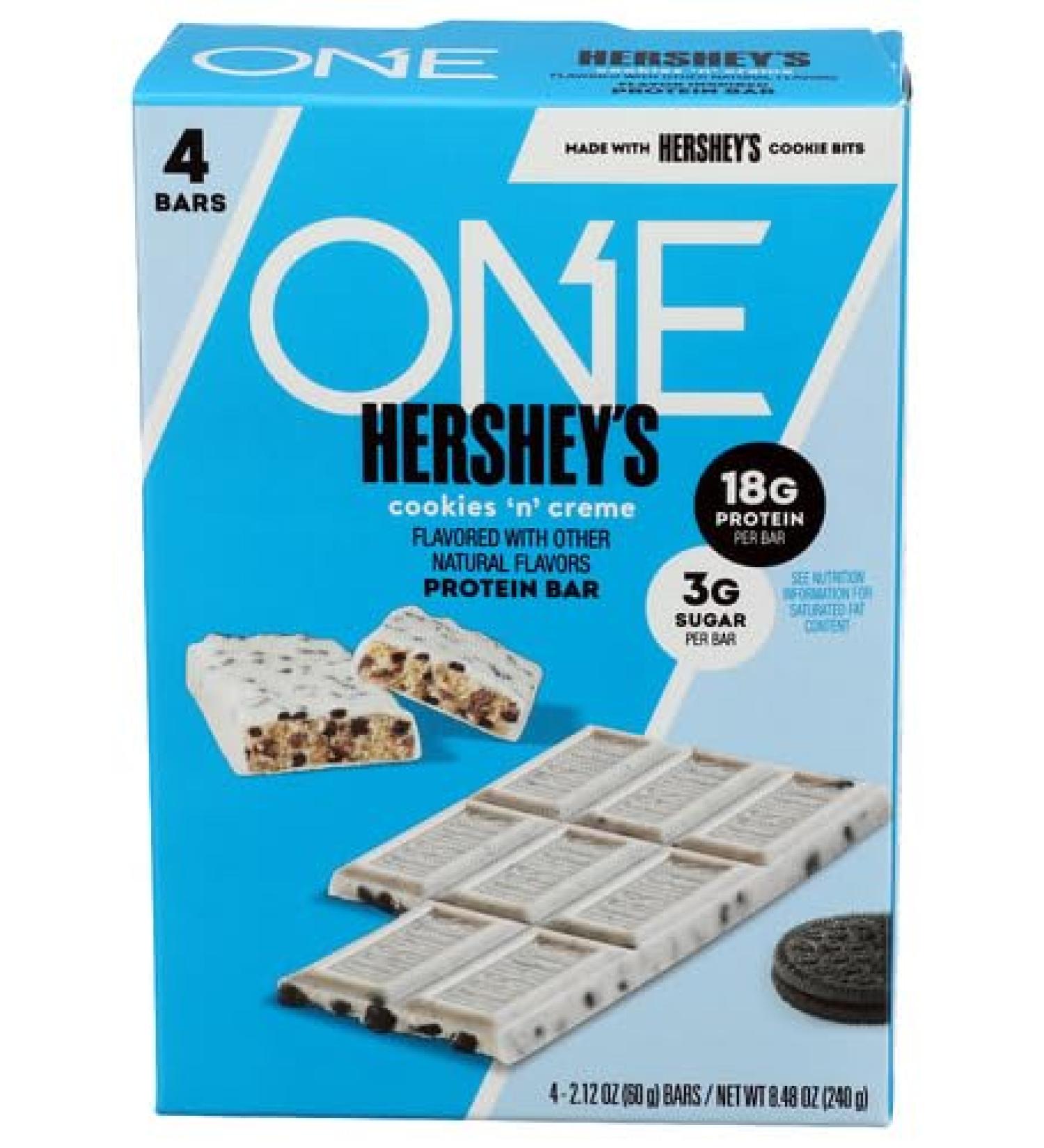 Onebar Bar Protein Cookies and Cream 4 ct 8.48 oz (Pack of 6)