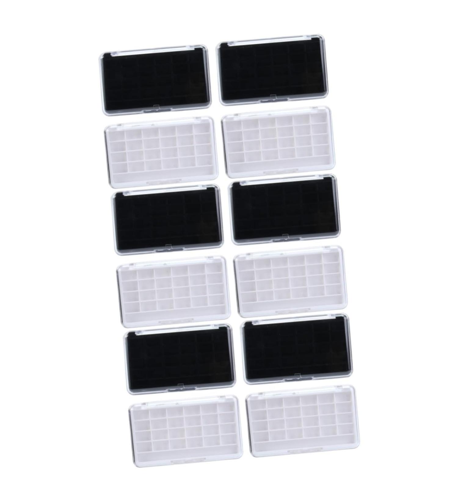 Beavorty 12 Pcs Box Empty Eye Shadow Box Eyeshadow Bulk Highlighters Diy Cosmetic Pallet up Lipstick - Buy Online on GoSupps.com