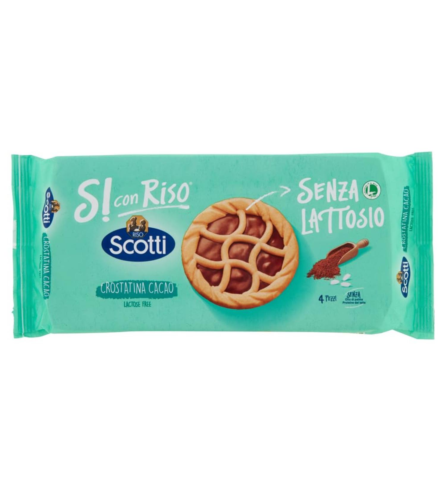  CAIYA Scotti Si with lactose free cocoa cream pie rice (Lactose Free) in freshness monoportions 144g - Buy Online on GoSupps.com