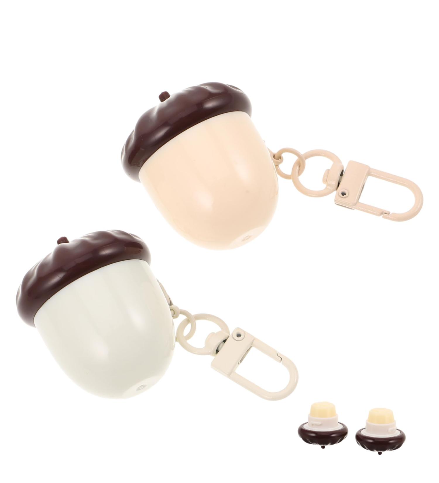  WOONEKY WOONEKY 2 Pieces Lip Balm for Girls Moisturizing Chestnut Shaped Lip Care Oily Soothing Nourishing Suitable for Home School Outdoor Use - Buy Online on GoSupps.com