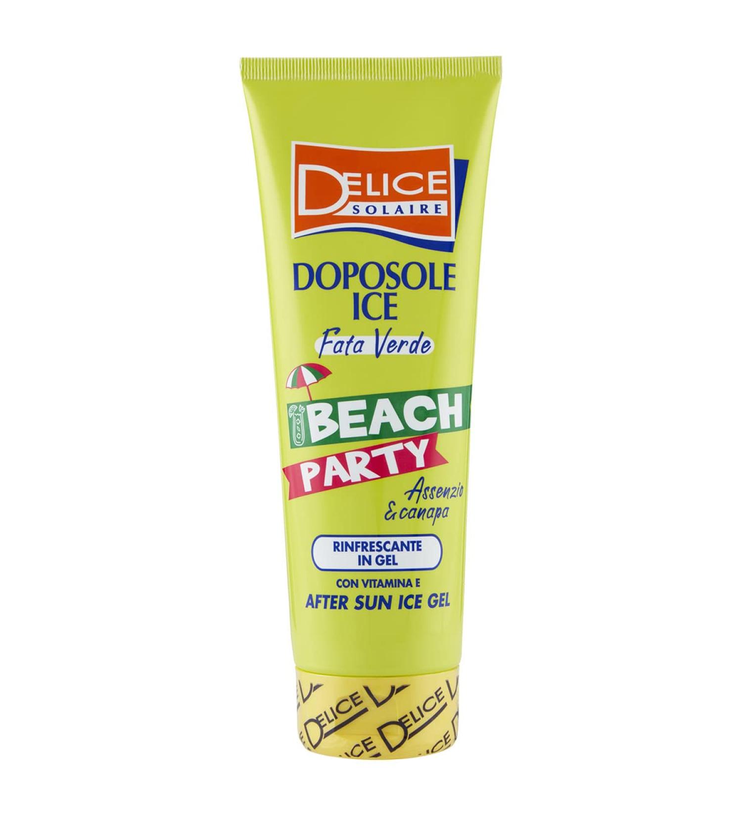 Delice Solaire Beach Party After Sun Gel - Refreshing Ice Free Formula Dermatologically Tested with Wermung & Hanf 250ml - Buy Online on GoSupps.com