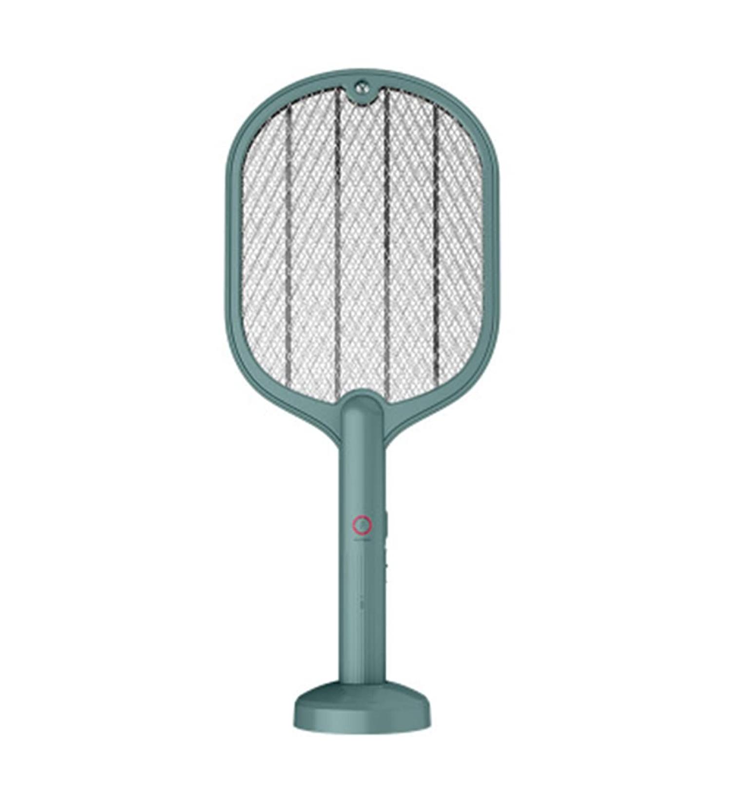 Electric Mosquito Killer Electric Mosquito Swatter 2 in 1 Summer Fly Swatter Trap Flies Insect Killer Pest Control Dark Green - Buy Online on GoSupps.com