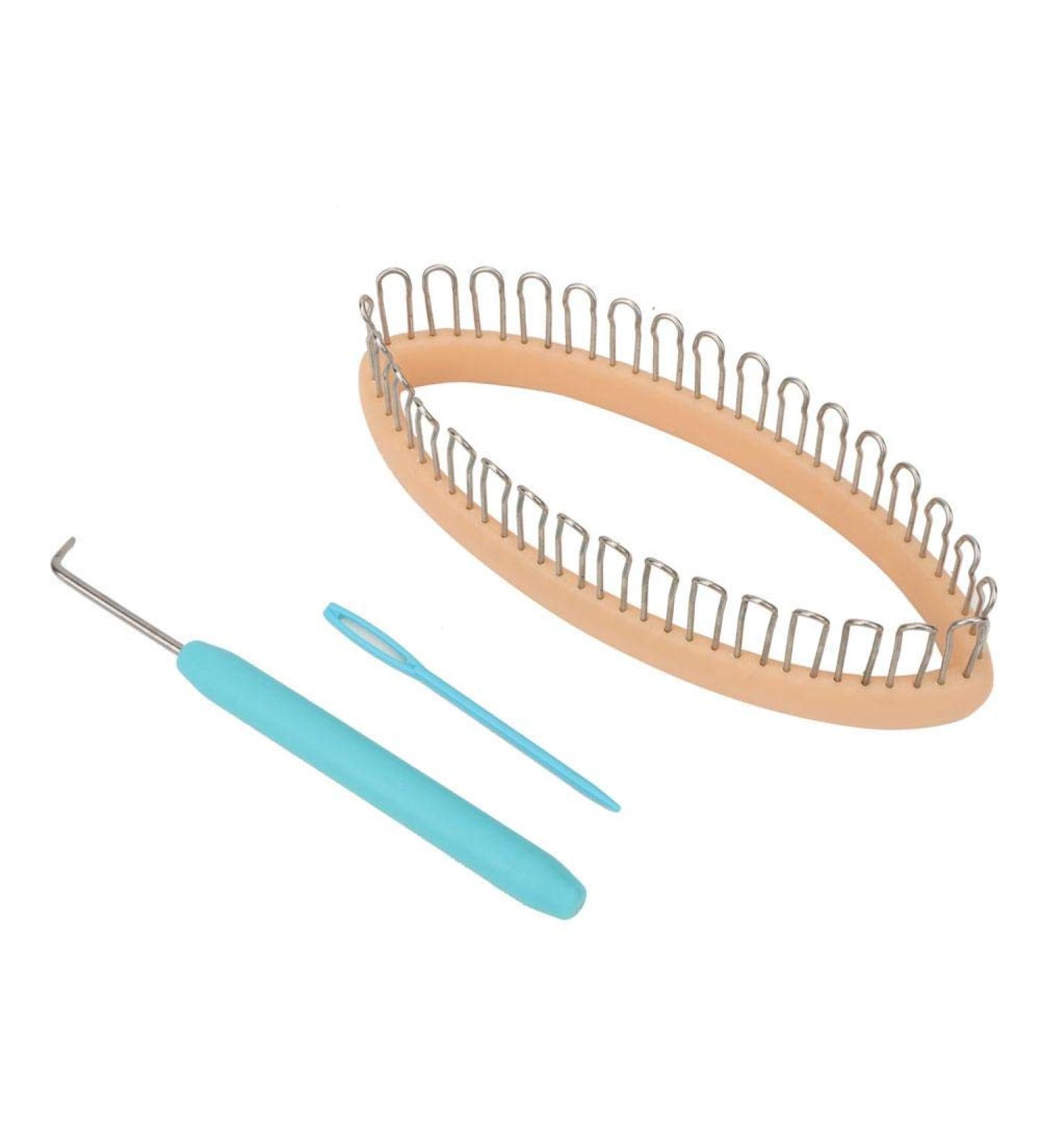 GLOGLOW Knitter Looms Set - DIY Socks Leg Warmers Weaver Crochet Ring Knitting Machine Accessories - Buy Online on GoSupps.com