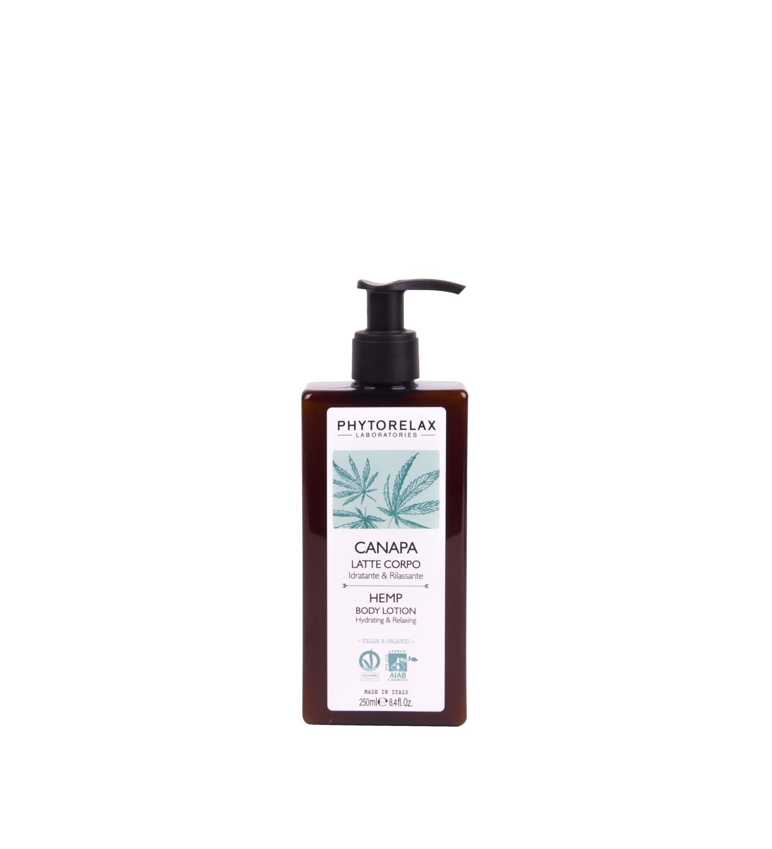 Hydrating & Relaxing Hemp Body Lotion 250 ML - Nourish Your Skin Shop Internationally! - Buy Online on GoSupps.com