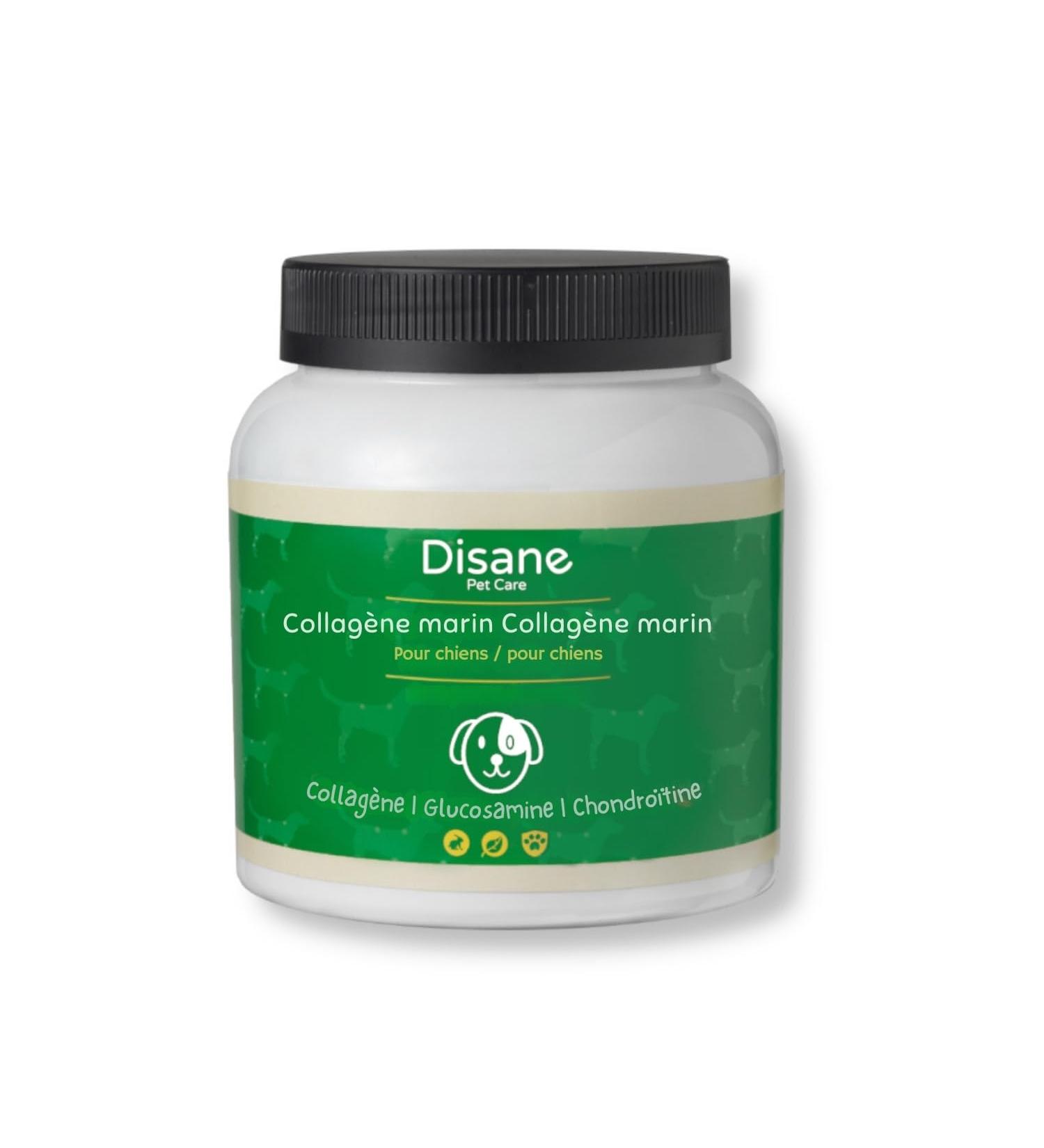 DISANE Marine Collagen Dogs | Natural Food Supplement for Dog Joint Care | Protects and Restores Bones and Joint Tissues | Chondroprotectors for Dogs - Buy Online on GoSupps.com