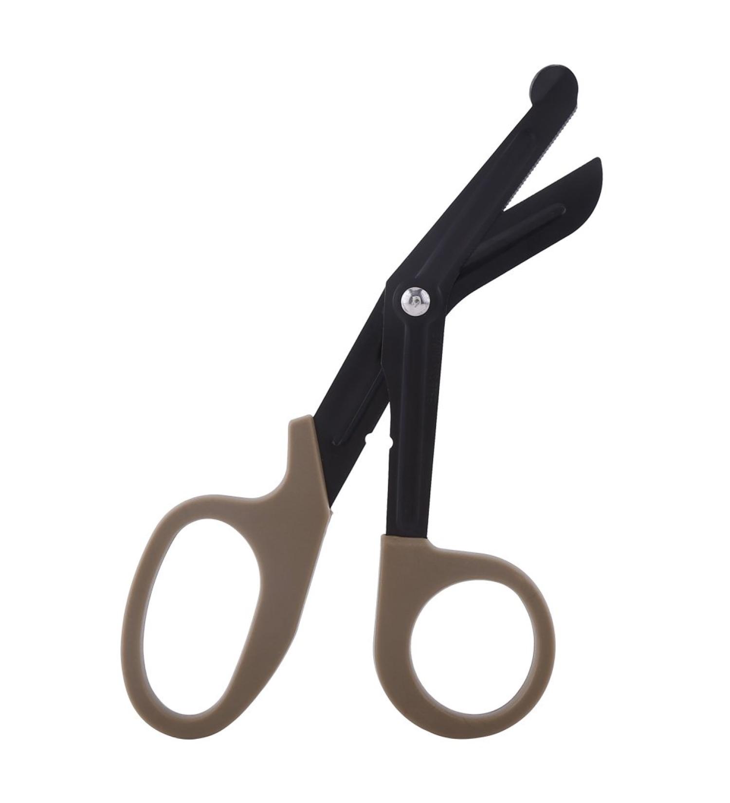 LANTRO JS 7 Medical Scissors - Paramedic Bandage Tool for First Aid & Emergency (Brown) - Buy Online Worldwide - Buy Online on GoSupps.com