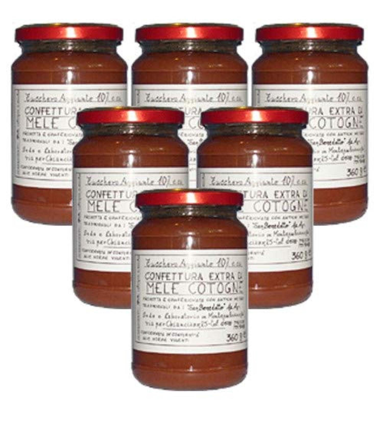 San Benedetto Extra Jam - Italian Artisan Product (6 jars of 380 grams)