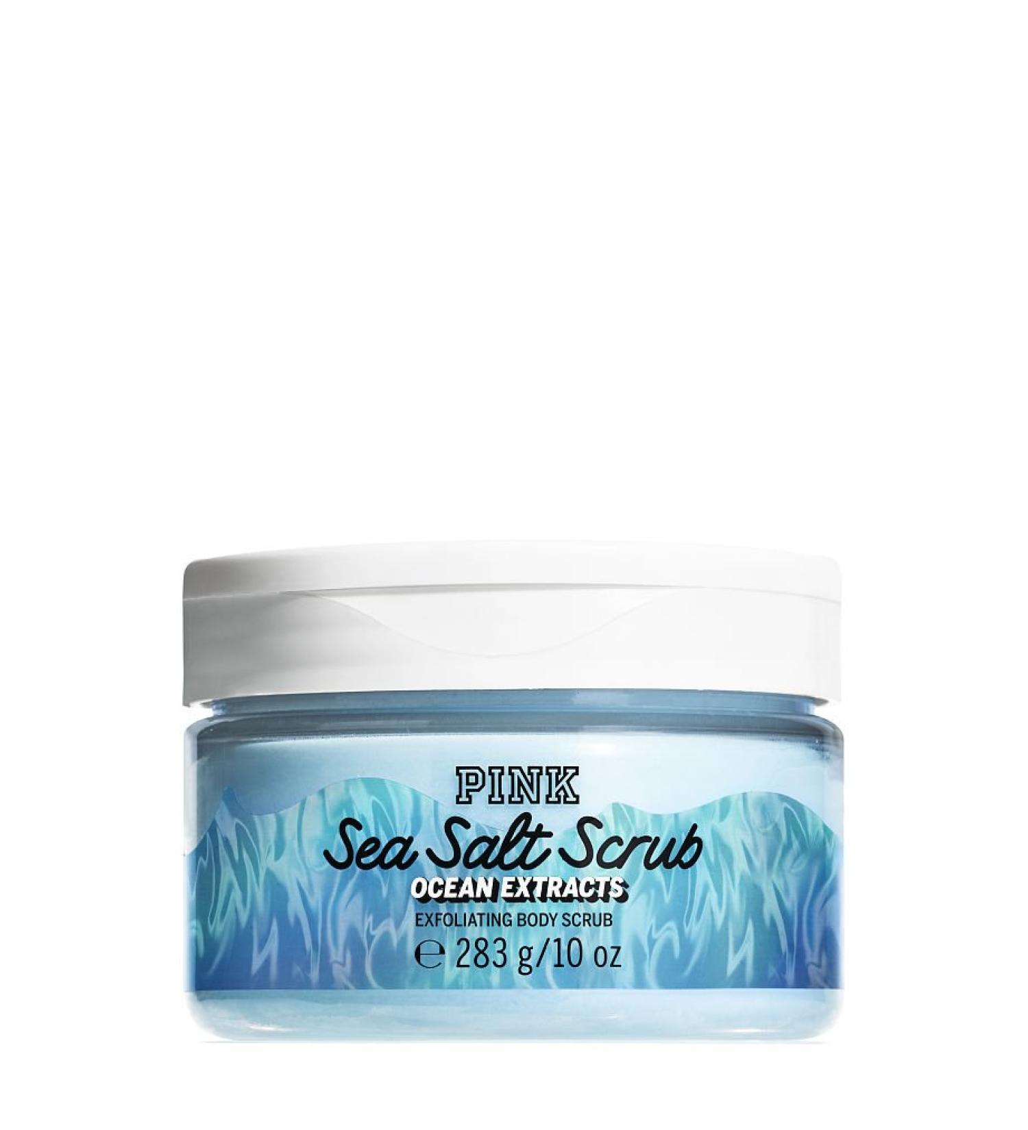 VICTORIA S SECRET PINK NEW! OCEAN EXTRACTS SEA SALT SCRUB EXFOLIATING BODY SCRUB 283g