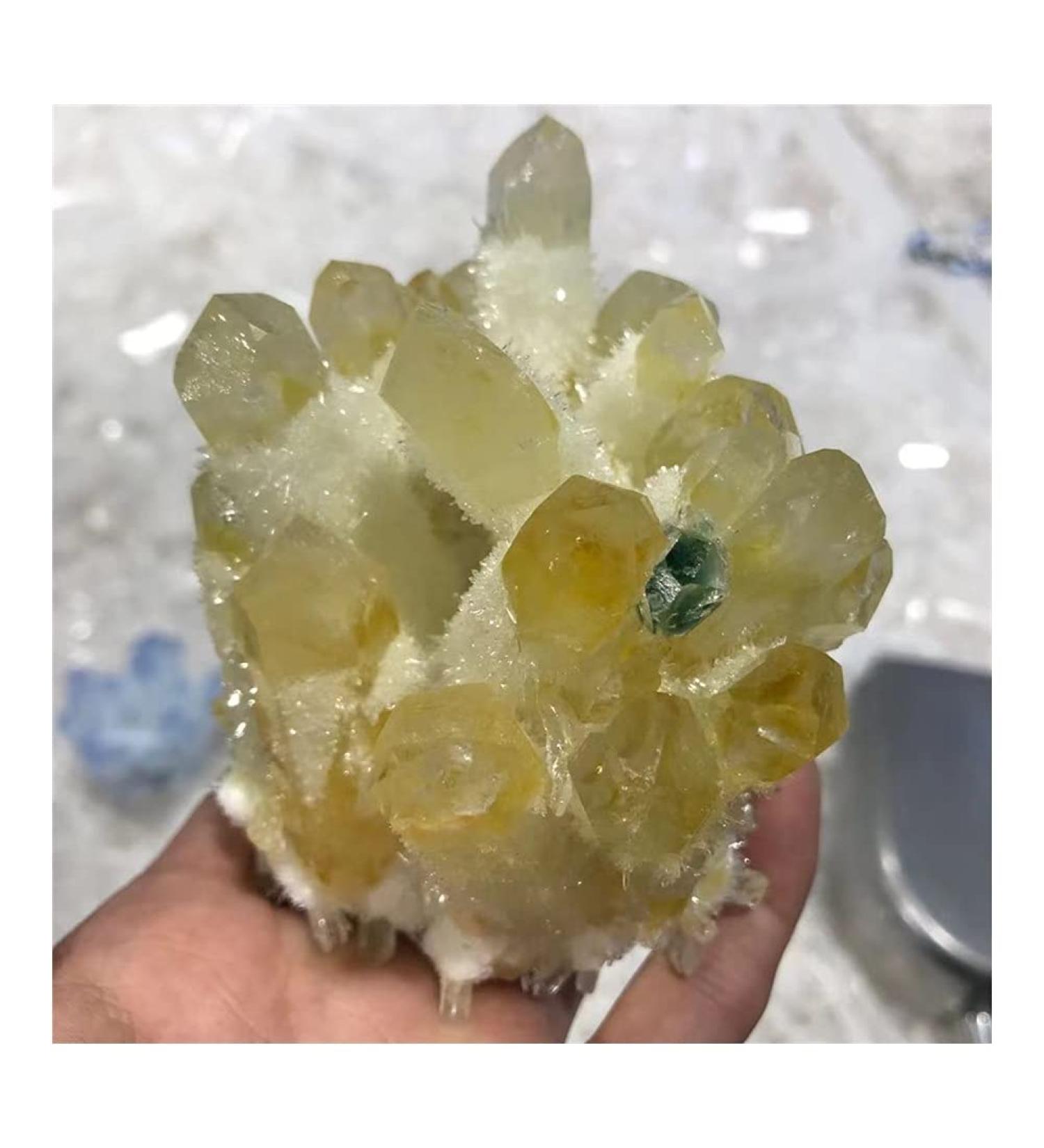 Health & Household 1pc Natural Yellow Crystal Cluster Stone geomantic furnishings degaussing Transfer Topaz Ornaments JITZEGMD (Size : 430-450g) - Buy Online on GoSupps.com