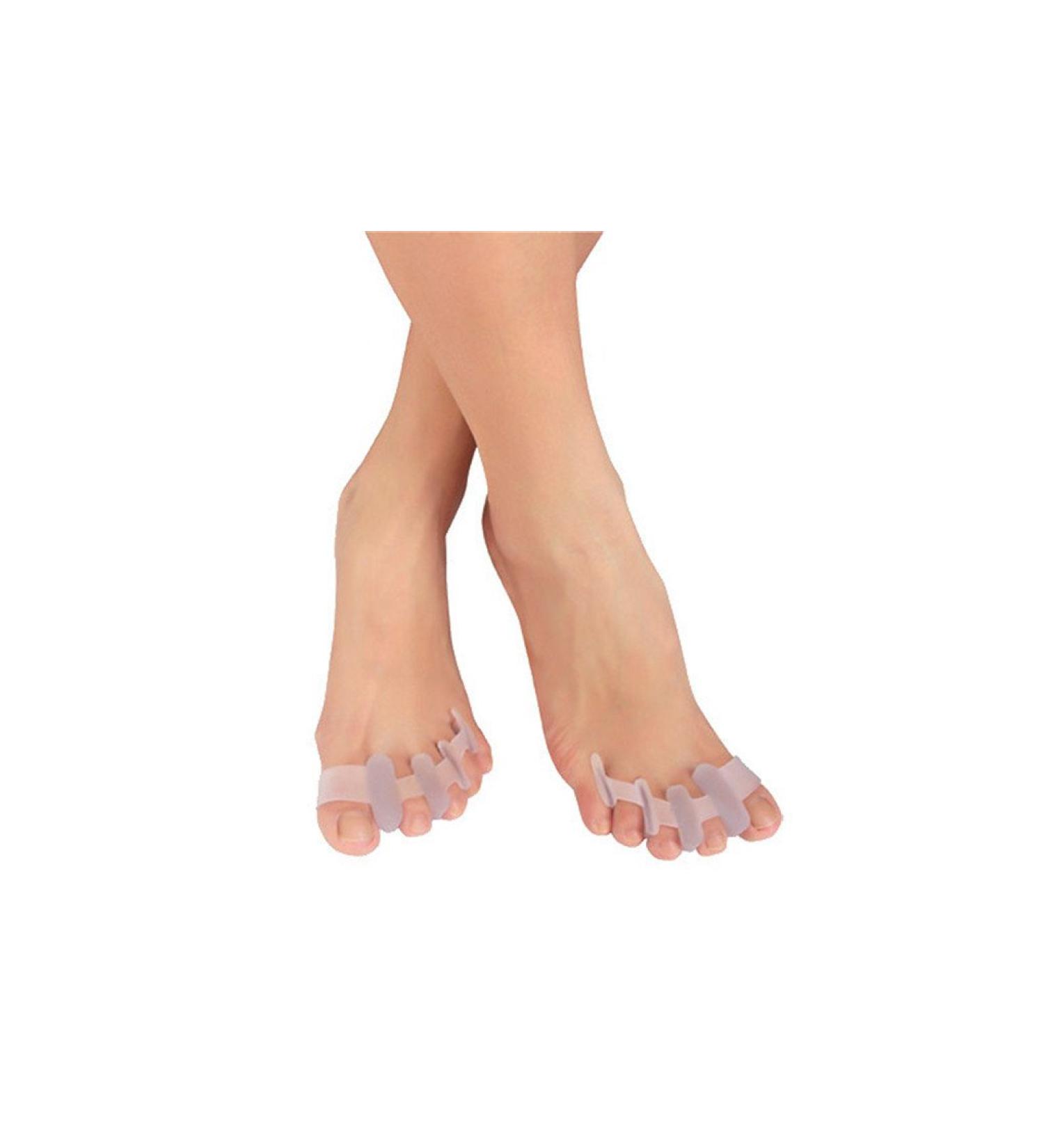Bowho Couples Hallux Valgus Orthopedic Toe Spreader | Soft Yoga Toe Protector for Pain Relief - Buy Online on GoSupps.com